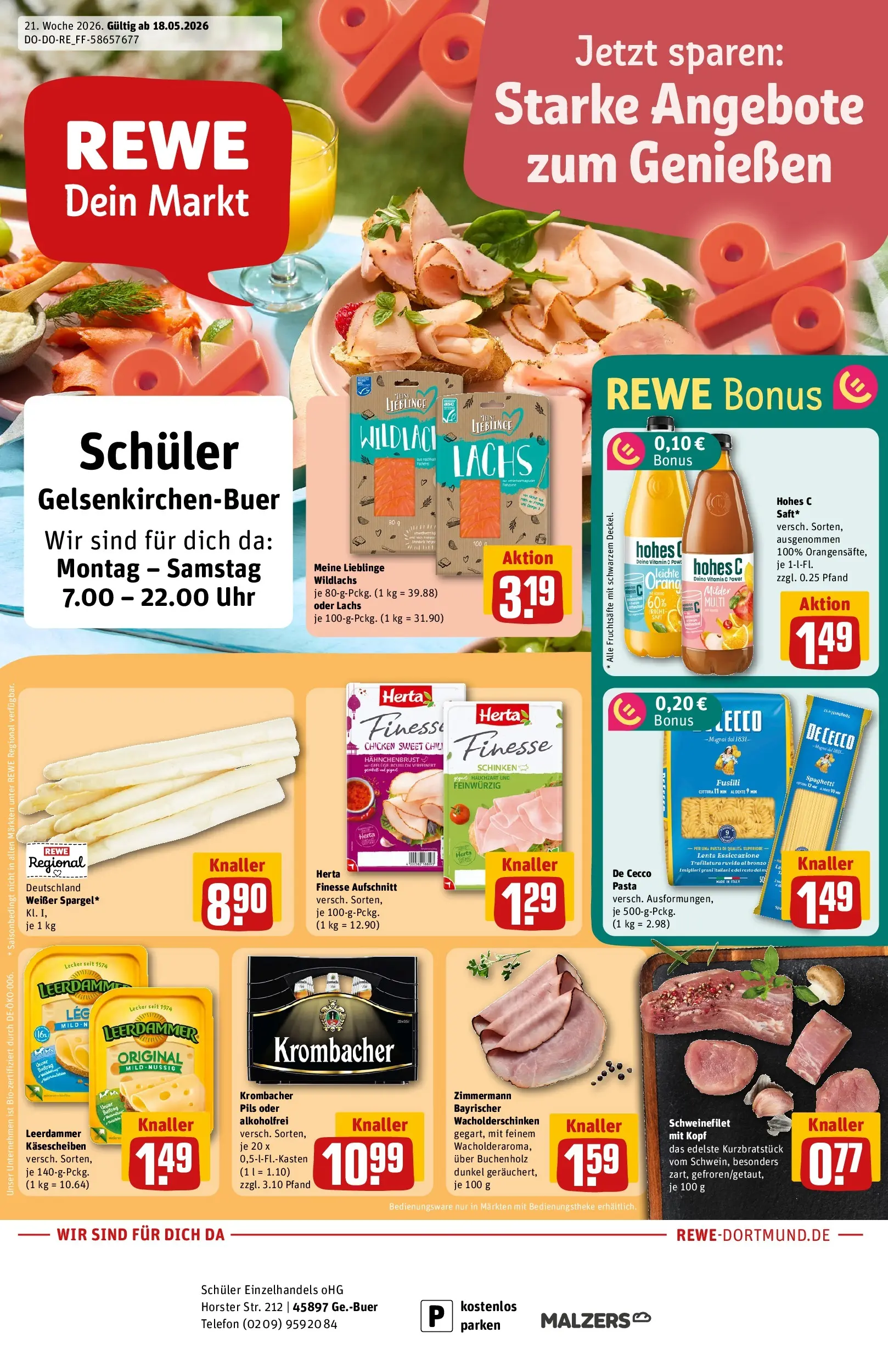 REWE Prospekt ab 17.05.2026 zum Blättern » Angebote | Seite: 1