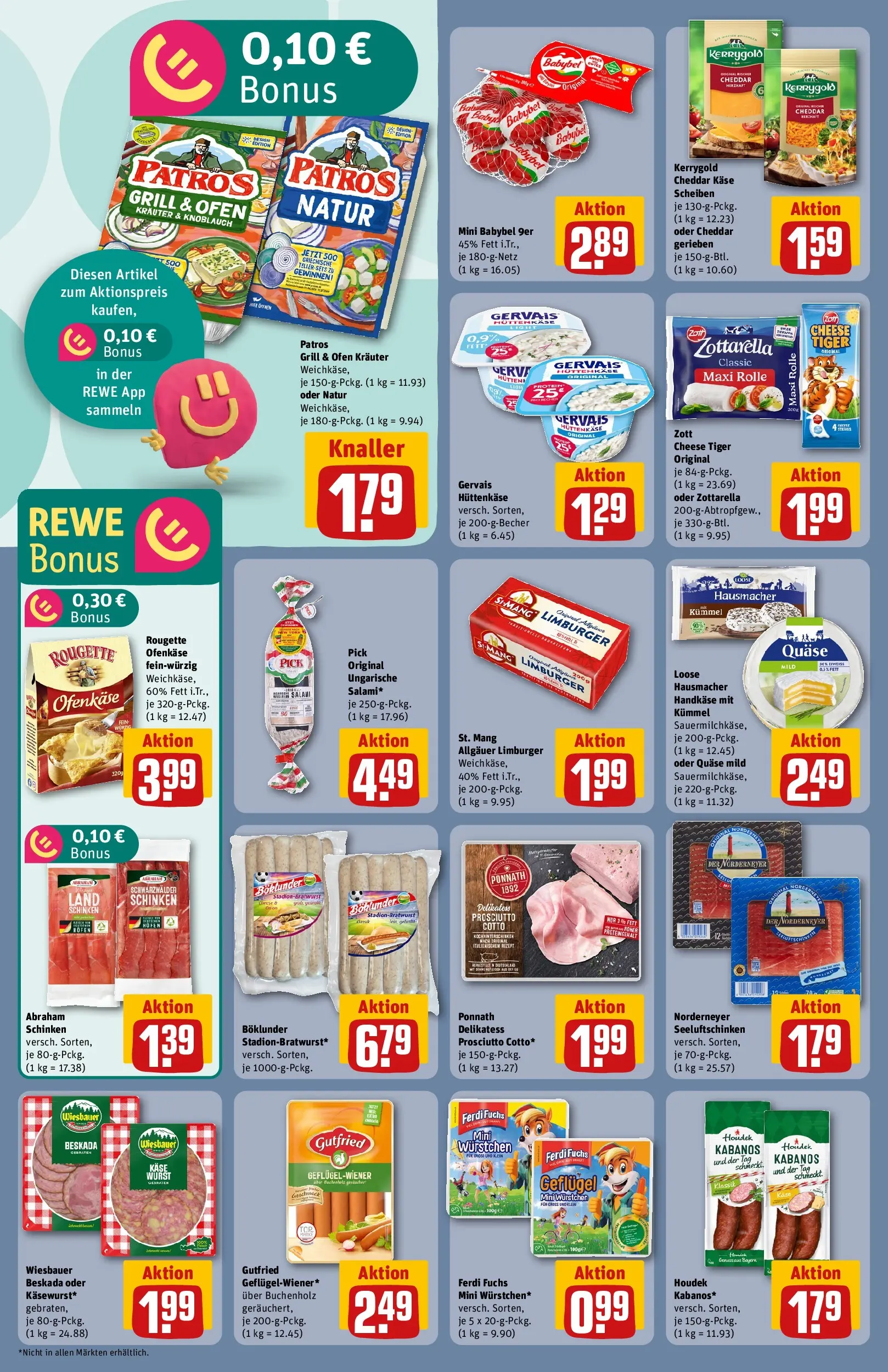 REWE Prospekt ab 17.05.2026 zum Blättern » Angebote | Seite: 16 | Produkte: Grill, Knoblauch, Schinken, Hüttenkäse