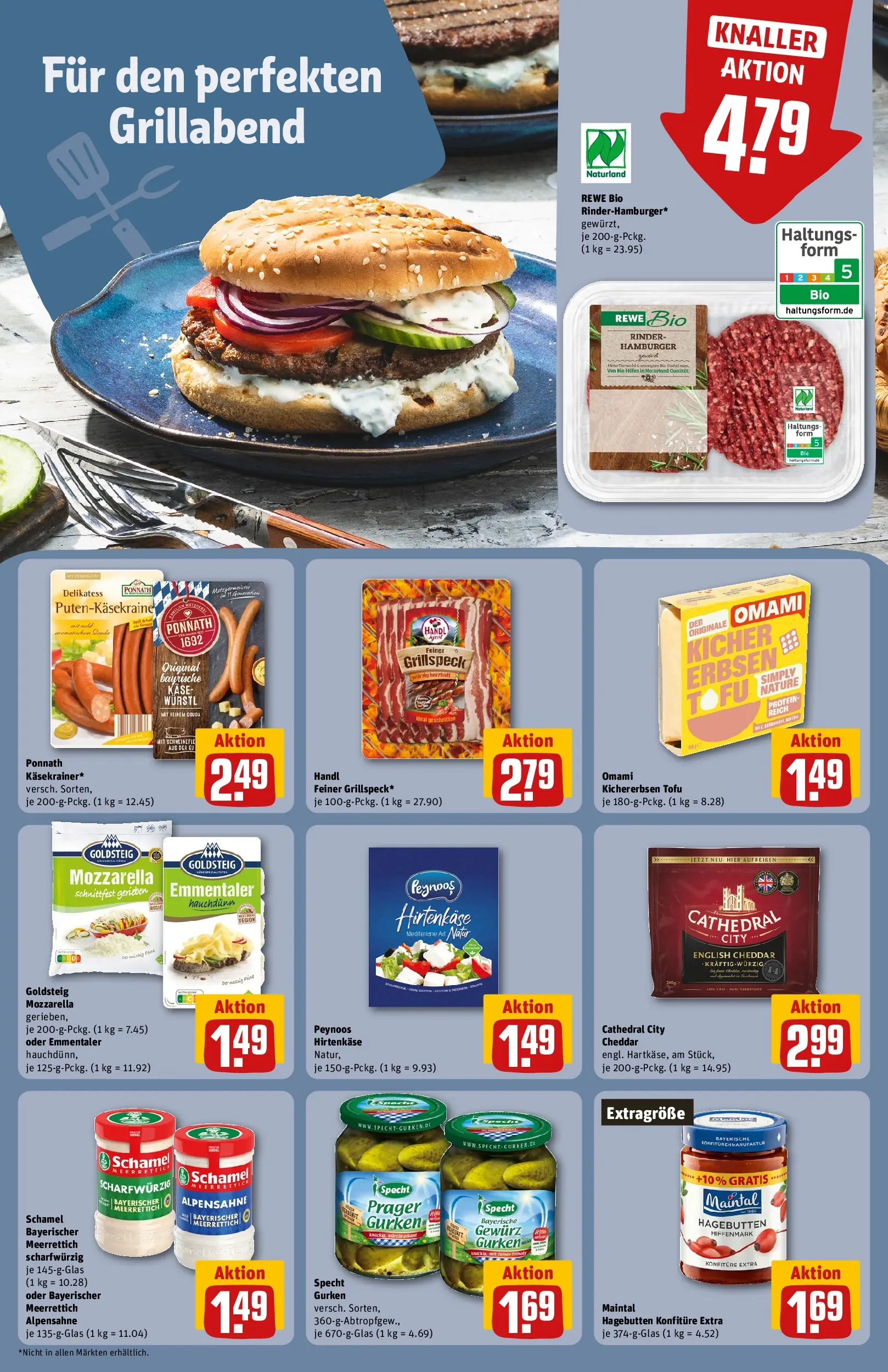 REWE Prospekt ab 17.05.2026 zum Blättern » Angebote | Seite: 24 | Produkte: Käse, Mozzarella, Würstl, Erbsen