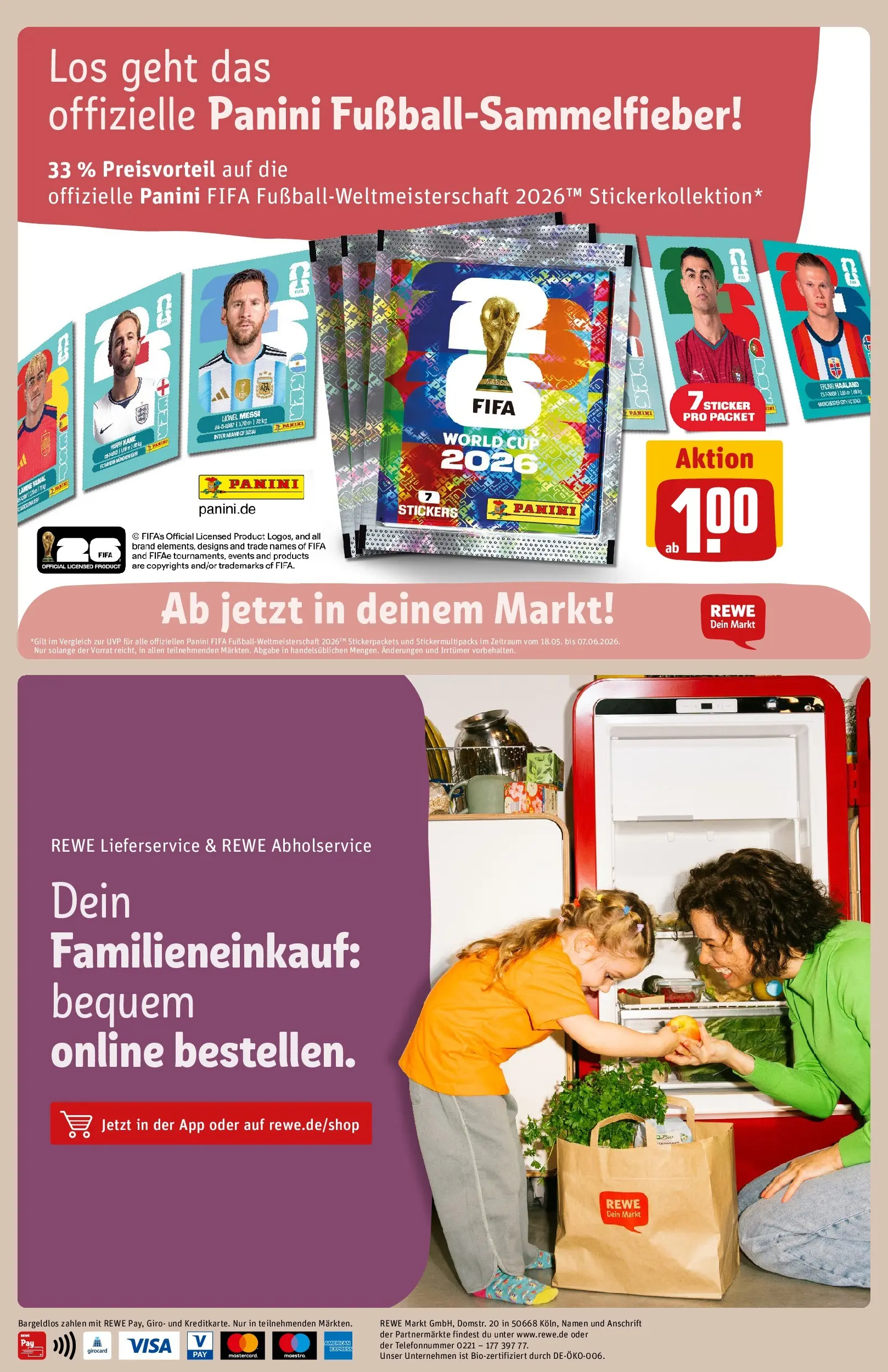 REWE Prospekt ab 17.05.2026 zum Blättern » Angebote | Seite: 36