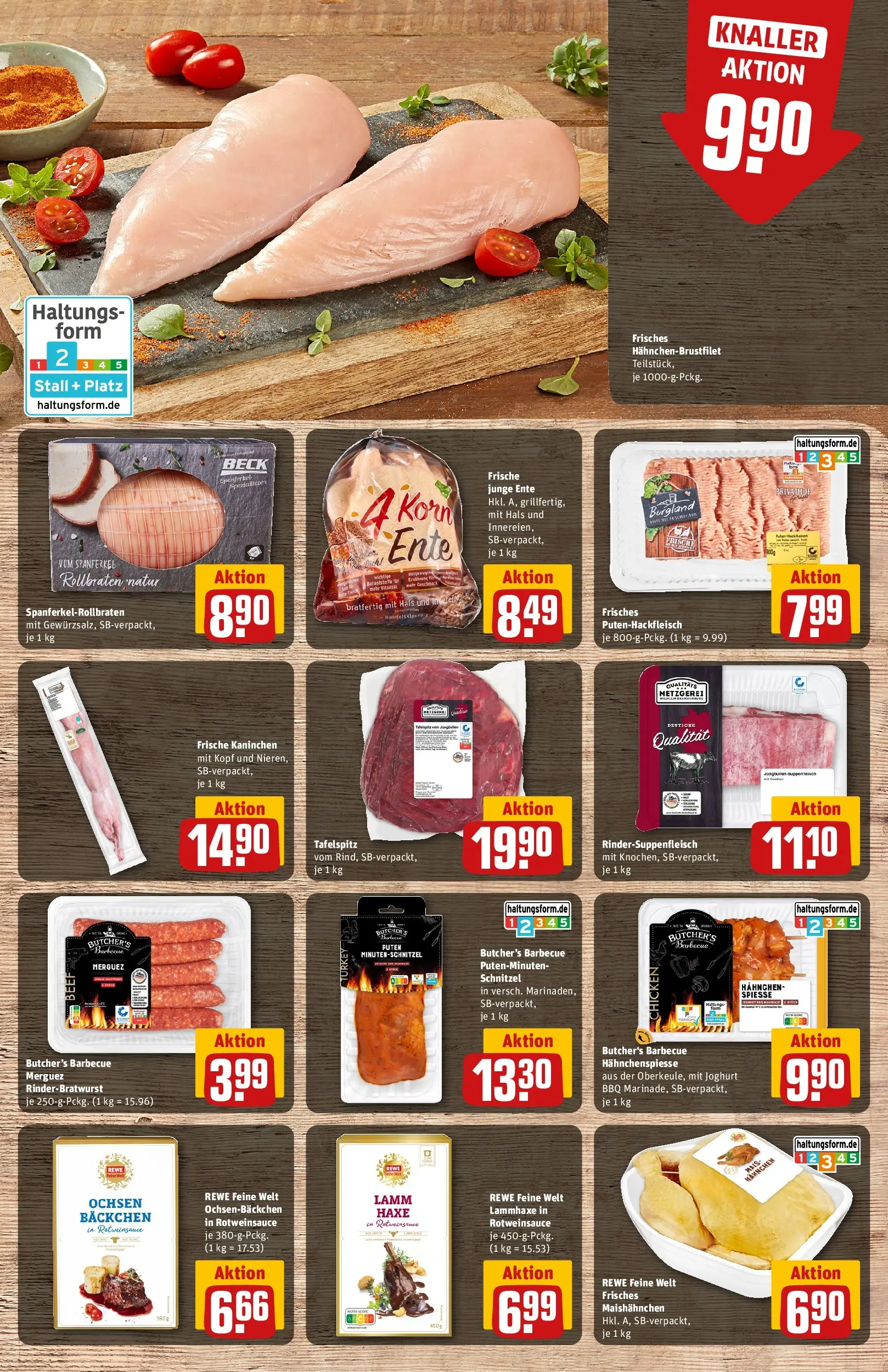 REWE Prospekt ab 17.05.2026 zum Blättern » Angebote | Seite: 12 | Produkte: Top, Hahnchen, Schnitzel, Steak