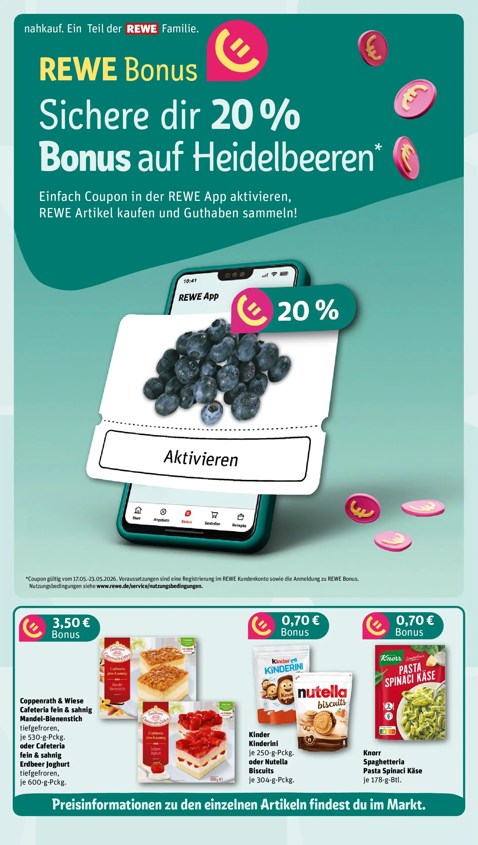 REWE Prospekt ab 17.05.2026 zum Blättern » Angebote | Seite: 6