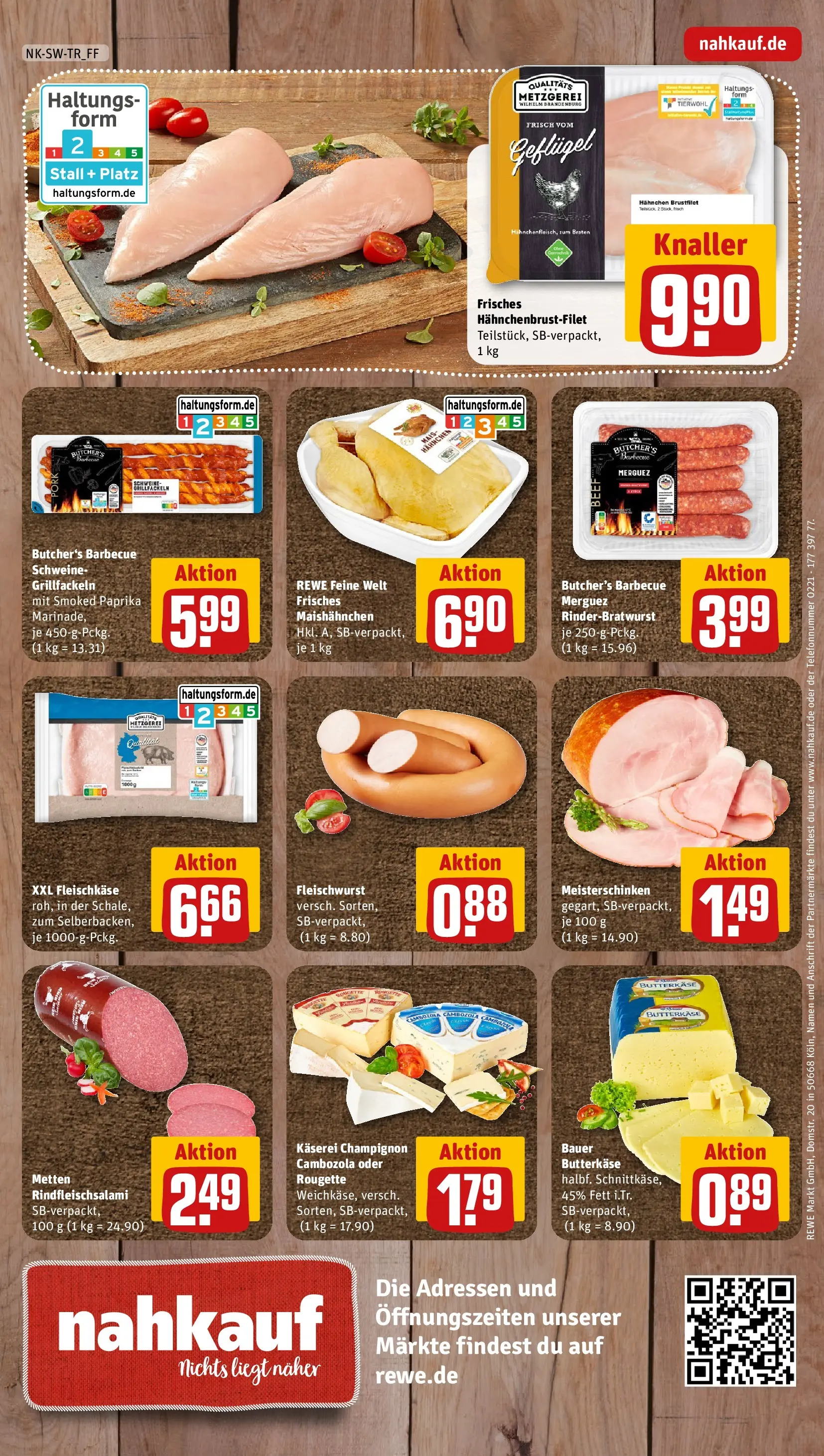 REWE Prospekt ab 17.05.2026 zum Blättern » Angebote | Seite: 12 | Produkte: Hahnchen, Paprika, Salami