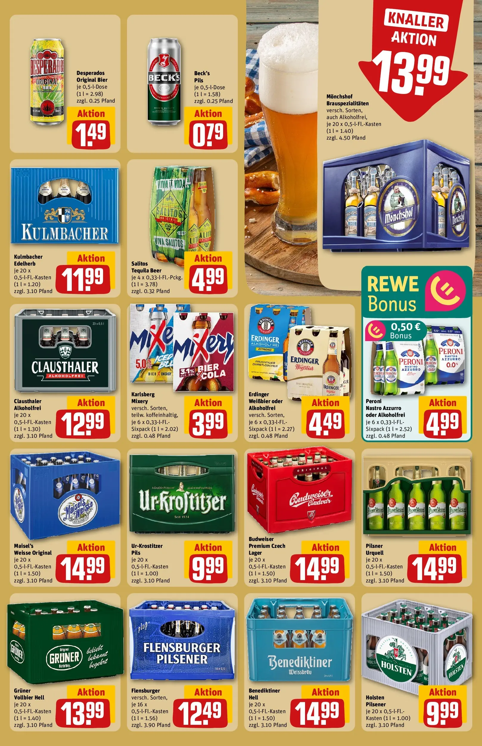 REWE Prospekt ab 17.05.2026 zum Blättern » Angebote | Seite: 27 | Produkte: Cola, Benediktiner hell, Flensburger, Pilsner urquell