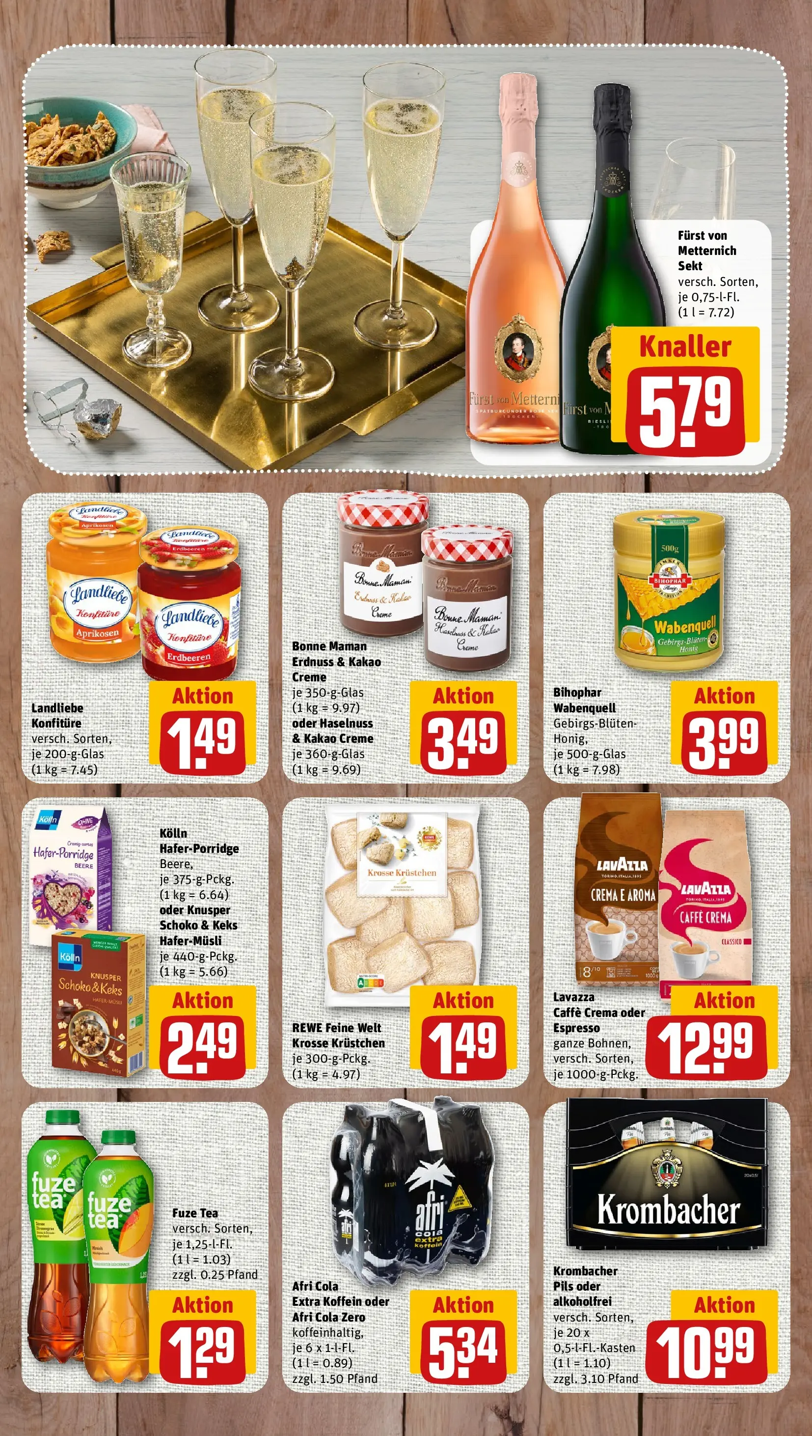 REWE Prospekt ab 17.05.2026 zum Blättern » Angebote | Seite: 11 | Produkte: Lavazza, Sekt, Creme, Bonne maman