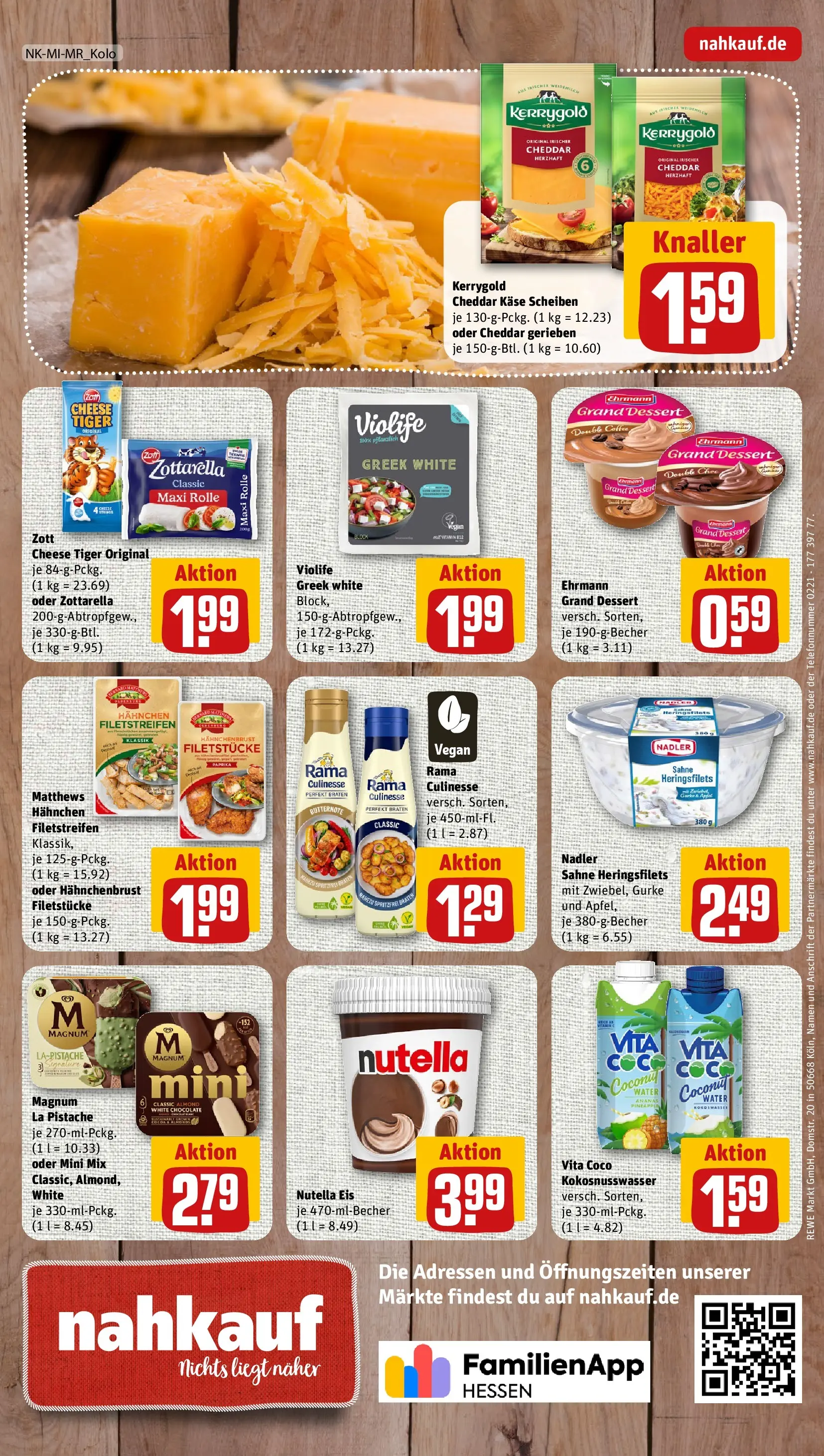 REWE Prospekt ab 17.05.2026 zum Blättern » Angebote | Seite: 12 | Produkte: Käse, Ananas, Eis, Hahnchenbrust