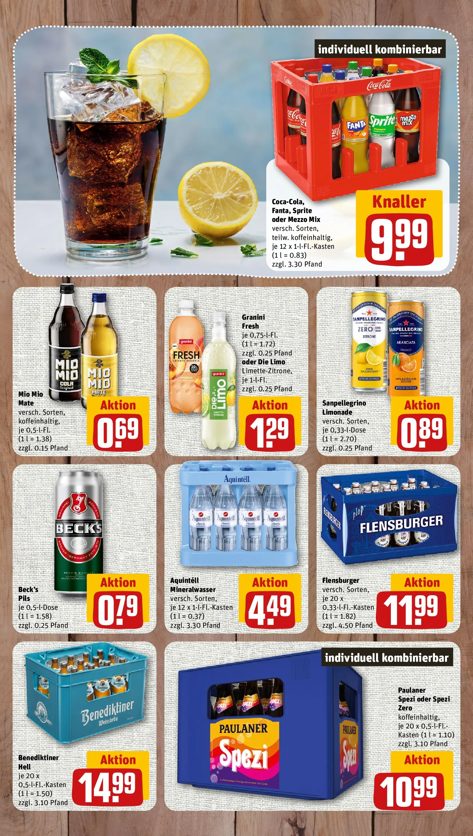 REWE Prospekt ab 17.05.2026 zum Blättern » Angebote | Seite: 15 | Produkte: Fanta, Paulaner spezi, Pils, Oder mezzo mix