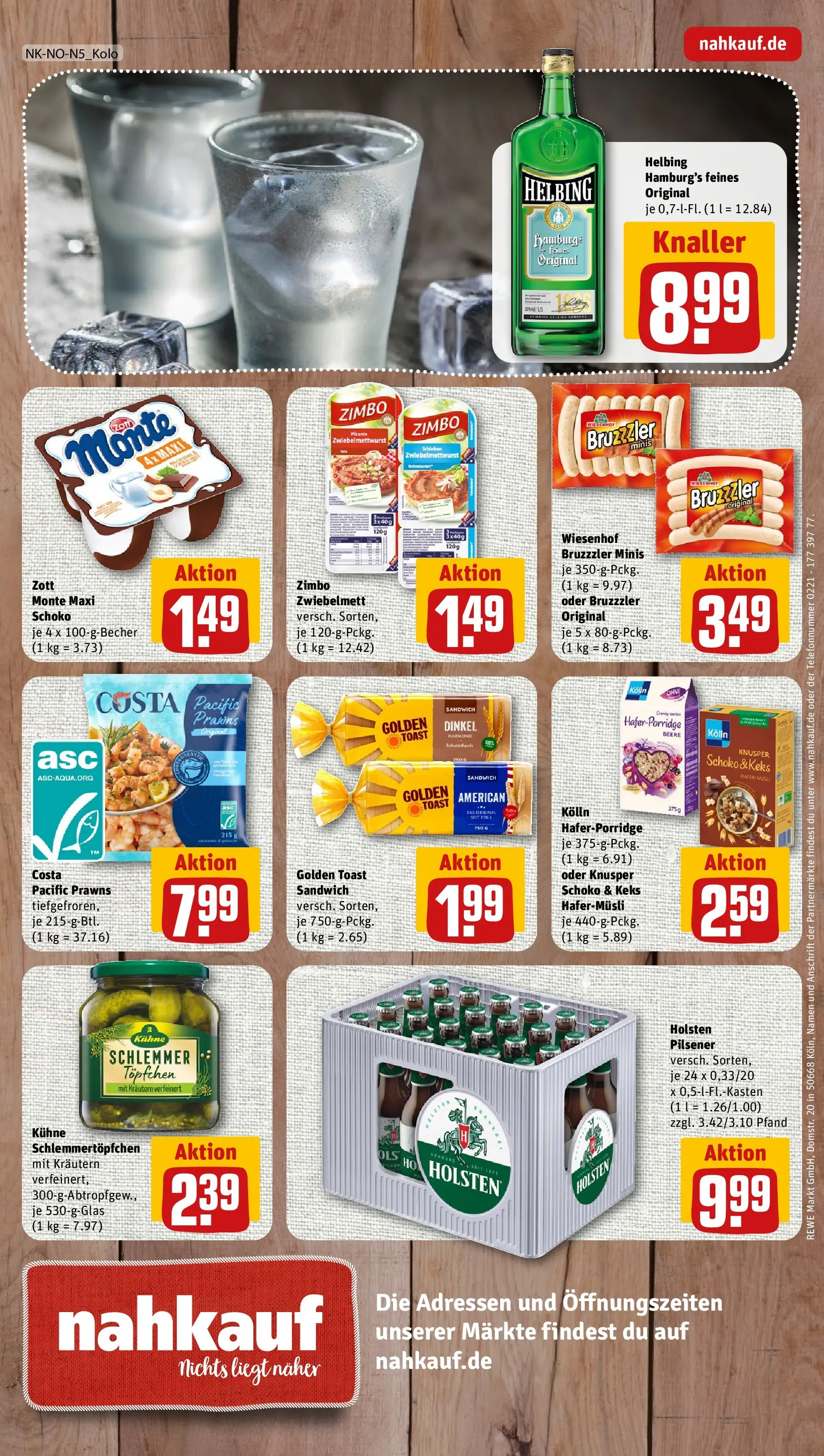 REWE Prospekt ab 17.05.2026 zum Blättern » Angebote | Seite: 12 | Produkte: Kolln, Toast, Holsten