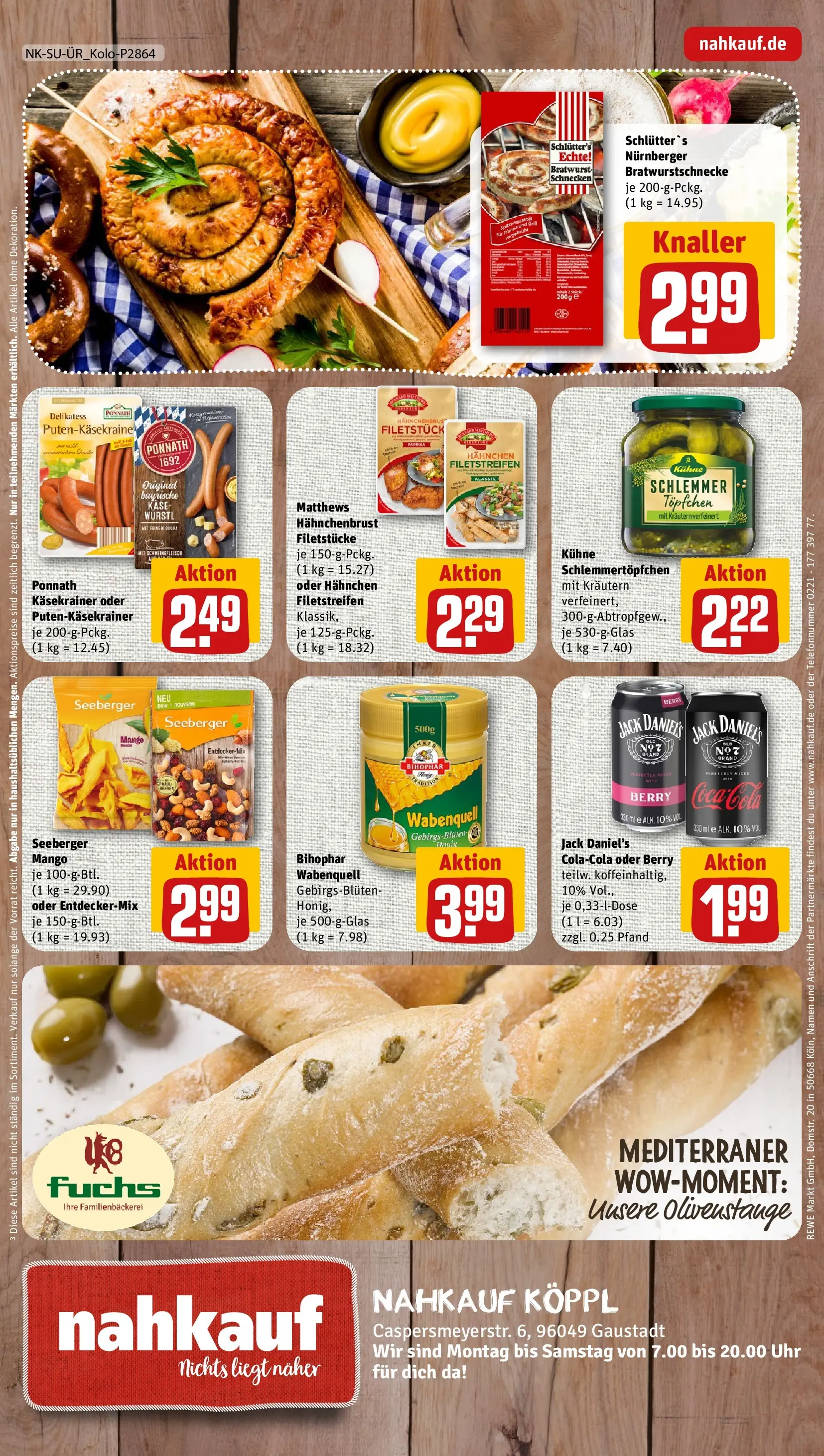 REWE Prospekt ab 17.05.2026 zum Blättern » Angebote | Seite: 12 | Produkte: Hahnchen, Cola, Würstl, Schweinefleisch