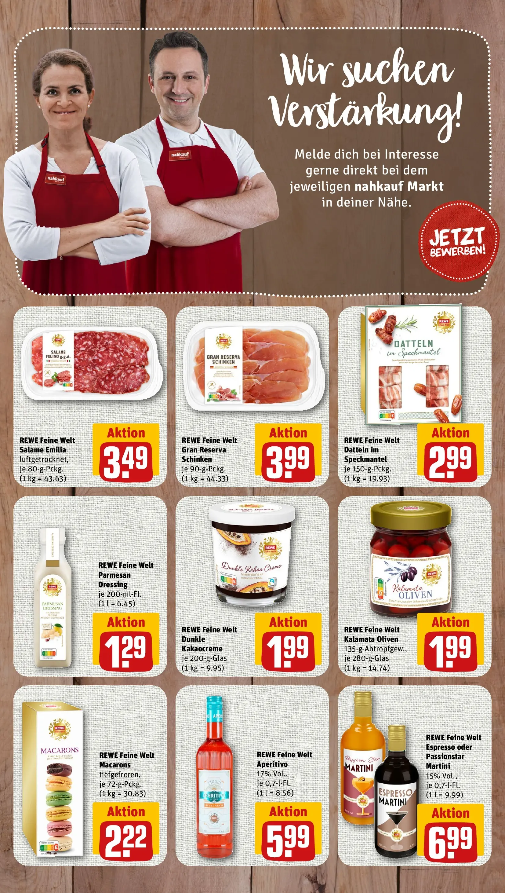 REWE Prospekt ab 17.05.2026 zum Blättern » Angebote | Seite: 11 | Produkte: Martini, Dressing, Creme, Schinken