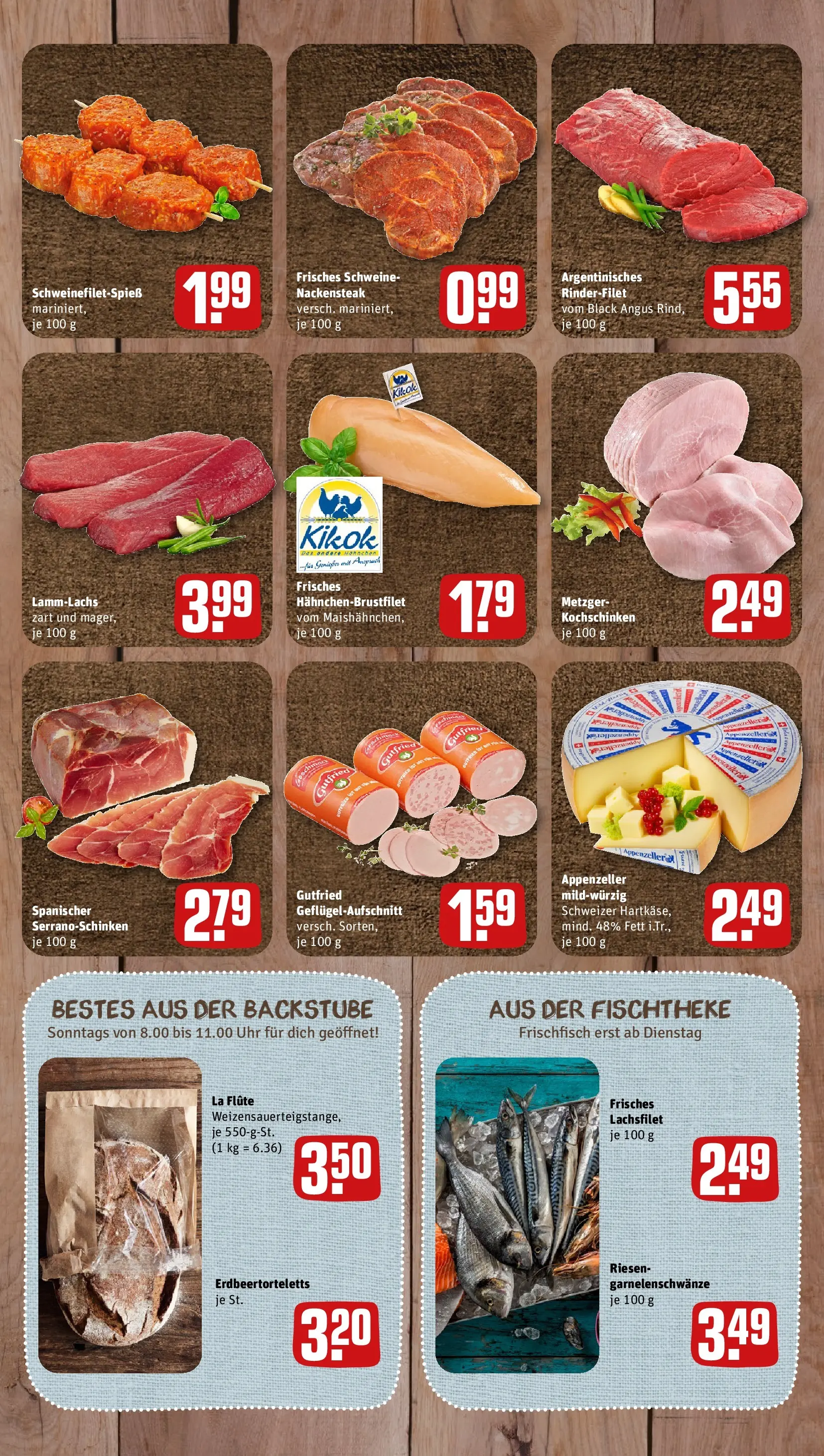 REWE Prospekt ab 17.05.2026 zum Blättern » Angebote | Seite: 11 | Produkte: Rinderfilet, Uhr