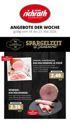 Rewe Prospekt Bergheim ab 17.05.2026 gültig | Seite: 19 | Produkte: Gustavo gusto, Baguette, Nutella, Getreide