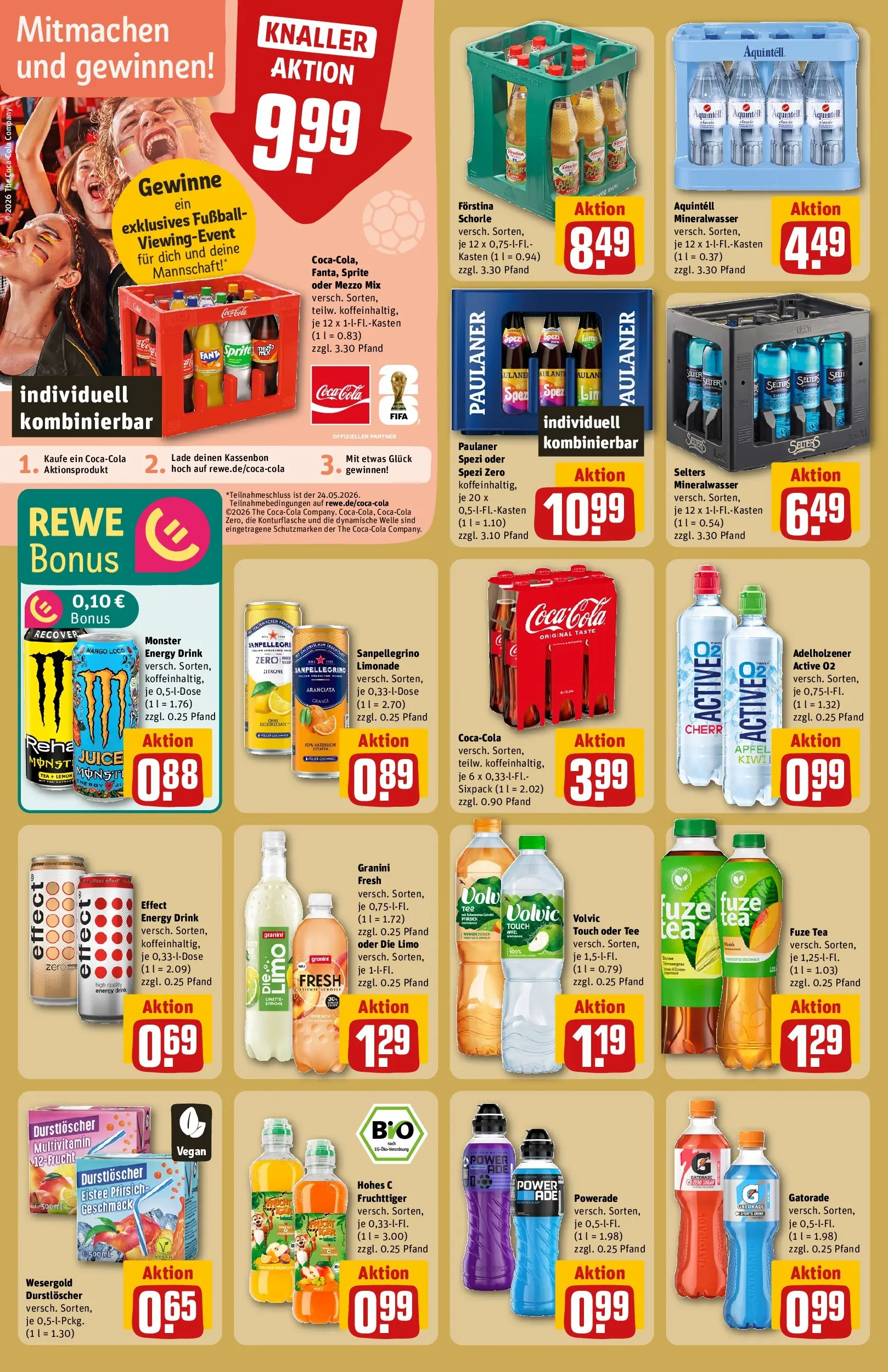 REWE Prospekt ab 17.05.2026 zum Blättern » Angebote | Seite: 22 | Produkte: Mezzo mix, Oder mezzo mix, Tee, Paulaner