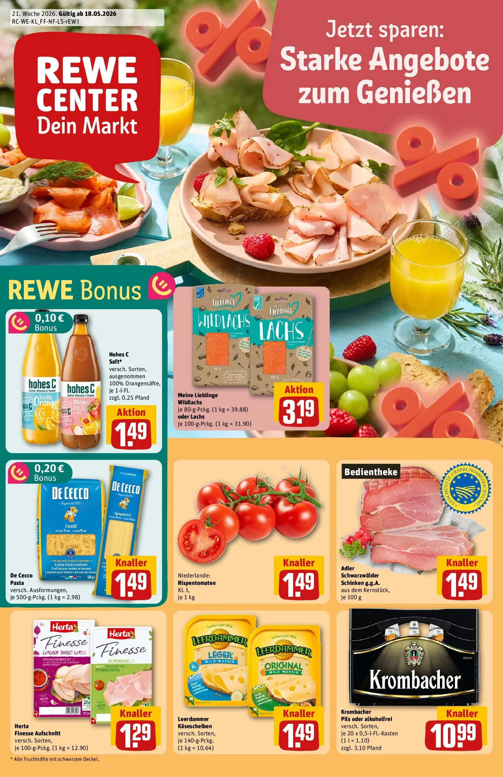 REWE Prospekt ab 17.05.2026 zum Blättern » Angebote | Seite: 1