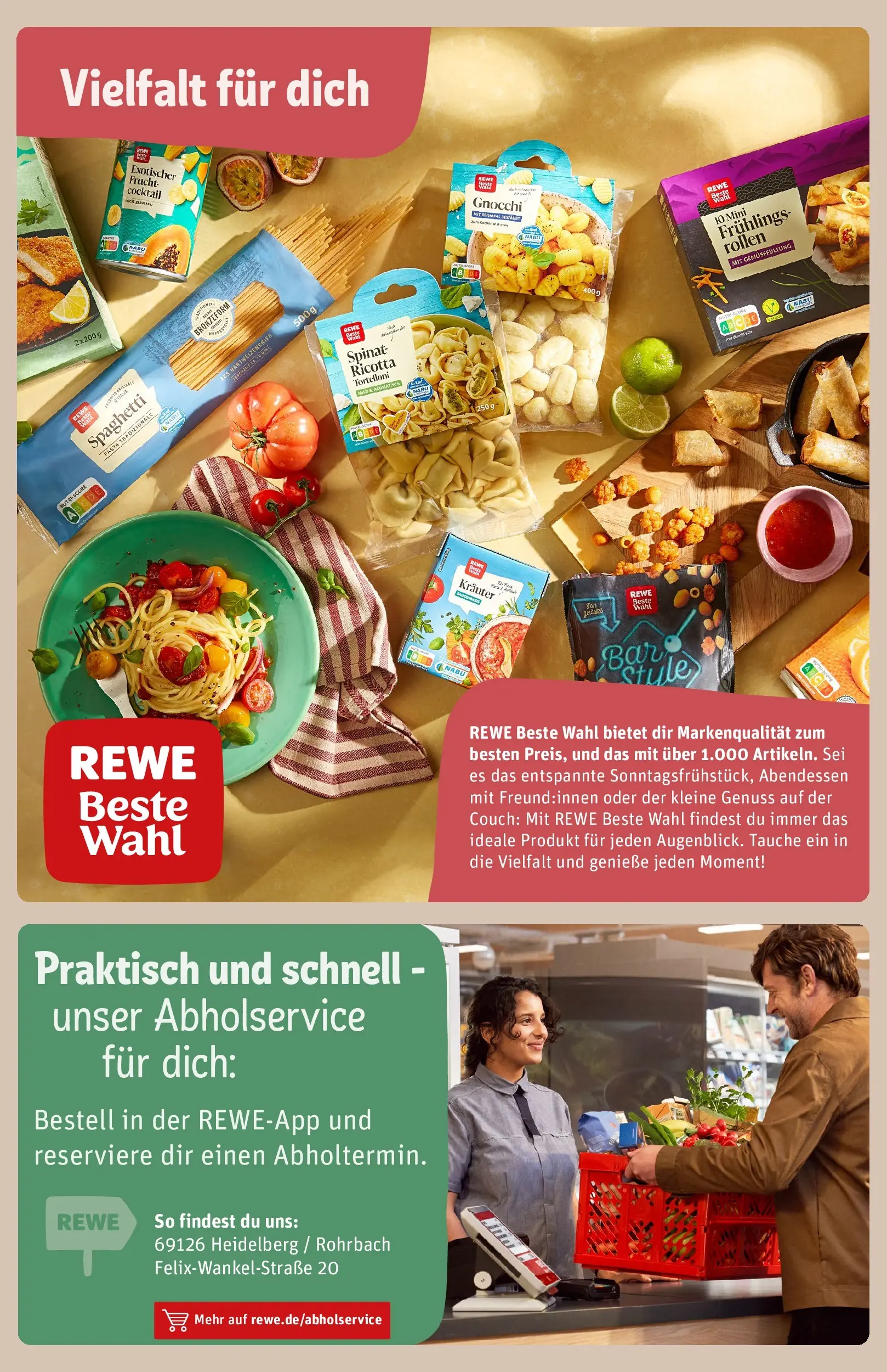 REWE Prospekt ab 17.05.2026 zum Blättern » Angebote | Seite: 34 | Produkte: Couch, Pasta