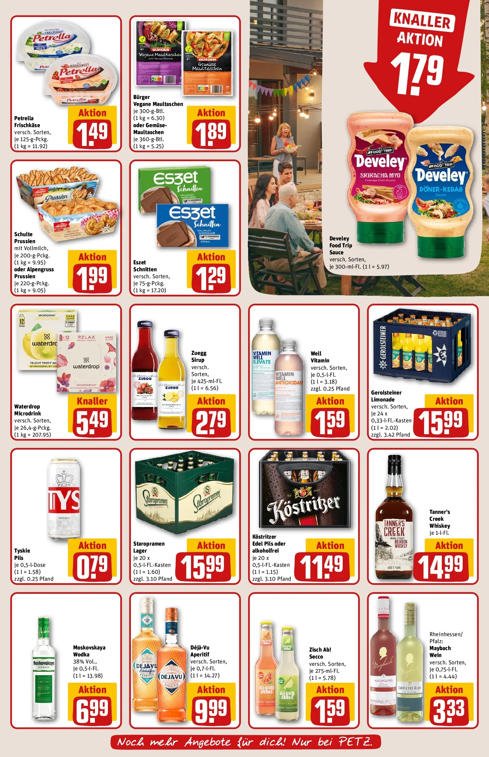 REWE Prospekt ab 17.05.2026 zum Blättern » Angebote | Seite: 15 | Produkte: Limonade, Sirup, Frischkase, Gerolsteiner