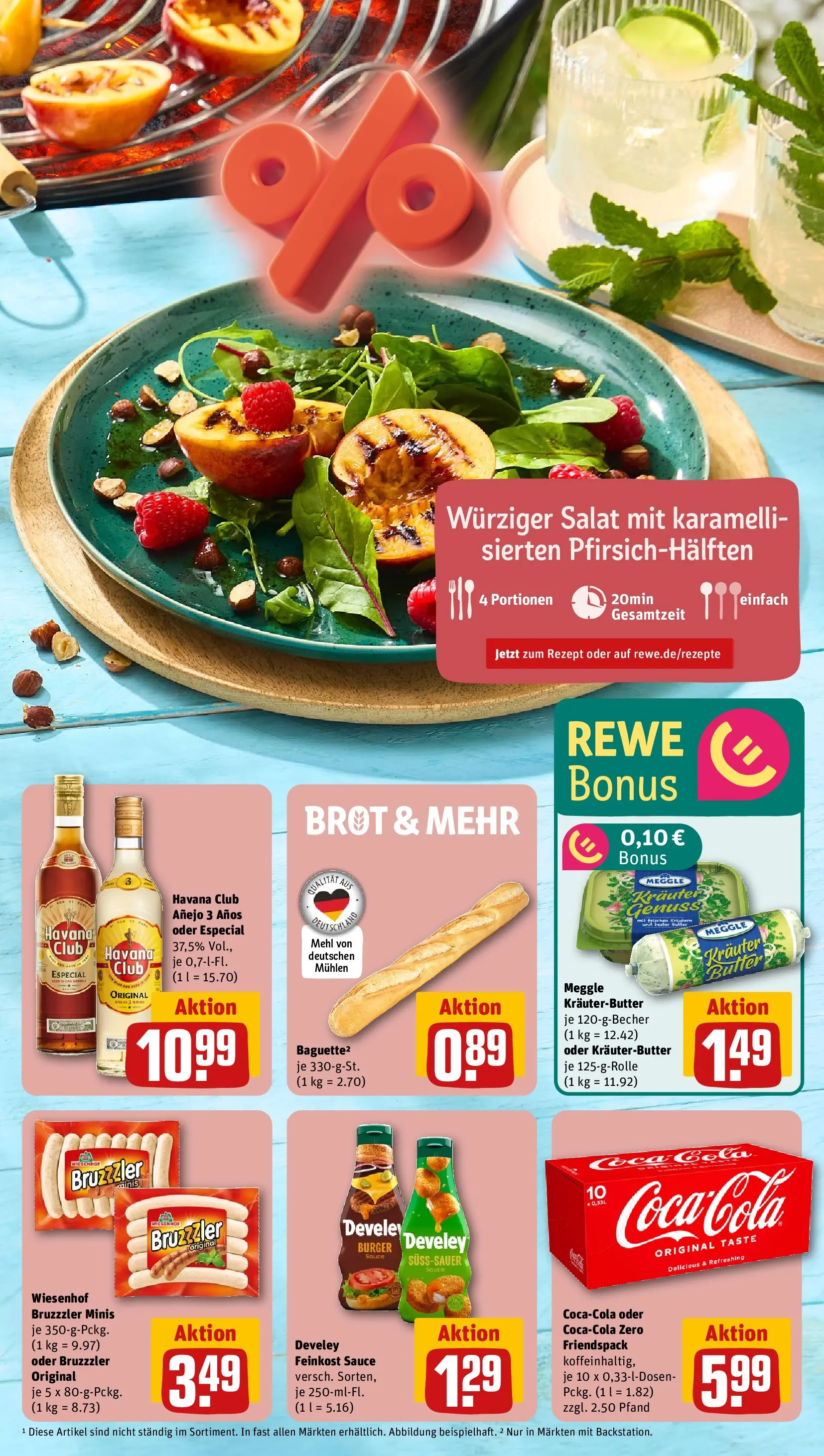 REWE Prospekt ab 17.05.2026 zum Blättern » Angebote | Seite: 9 | Produkte: Mehl, Cola, Brot, Salat