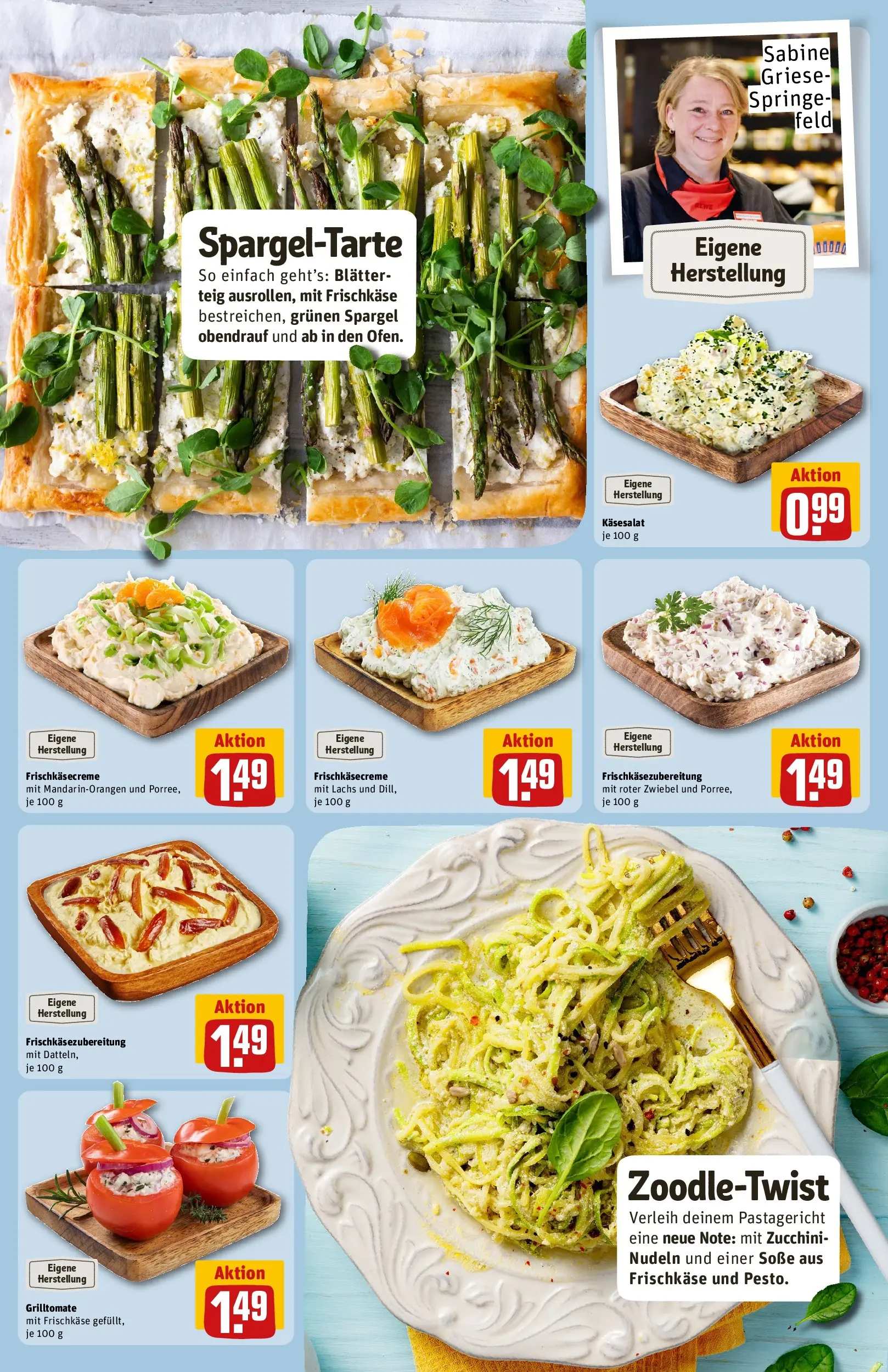 REWE Prospekt ab 17.05.2026 zum Blättern » Angebote | Seite: 17 | Produkte: Spargel, Soße, Dill, Frischkase