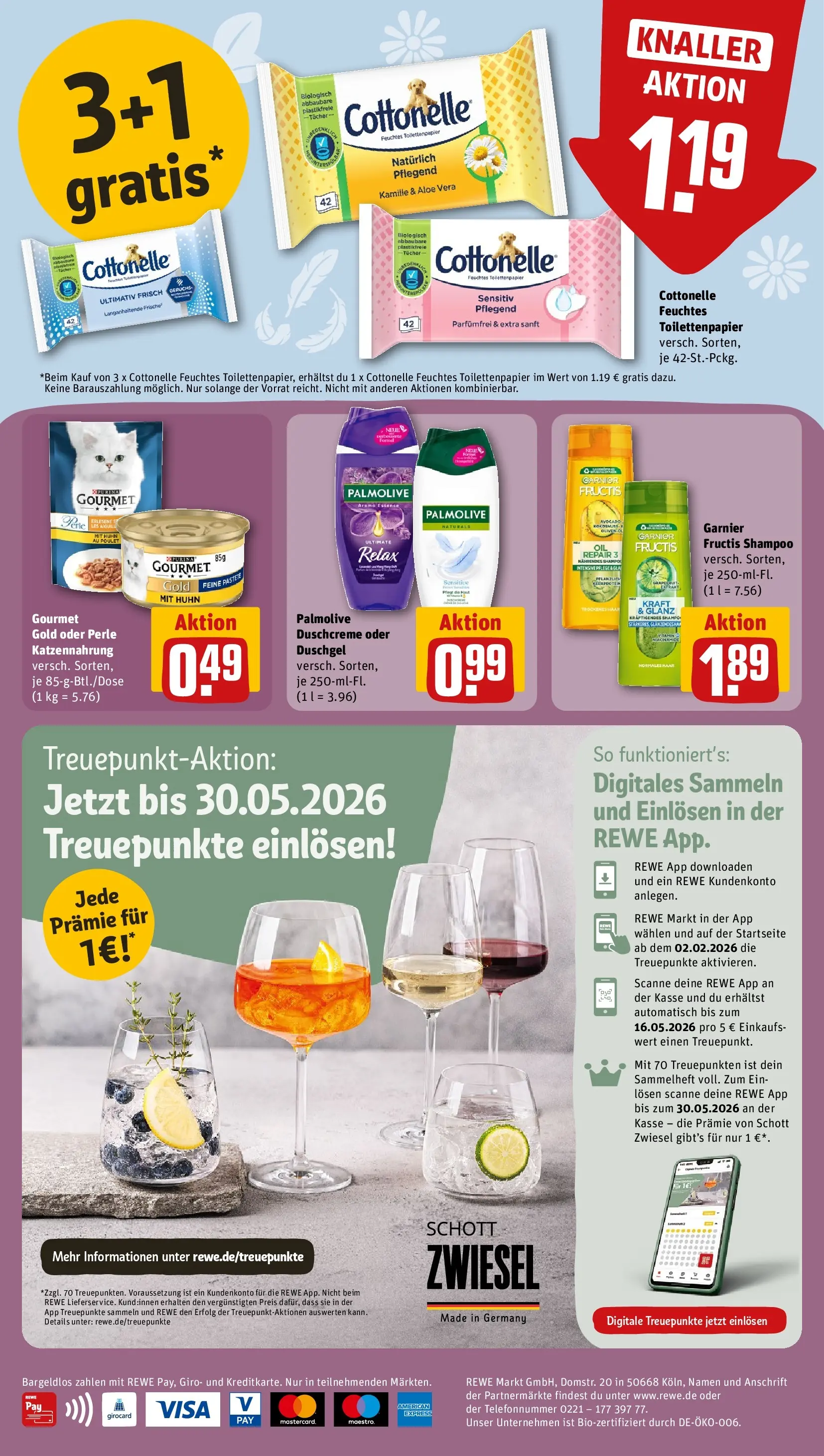 REWE Prospekt ab 17.05.2026 zum Blättern » Angebote | Seite: 30 | Produkte: Shower Gel, Duschcreme, Toilettenpapier, Feuchtes Toilettenpapier