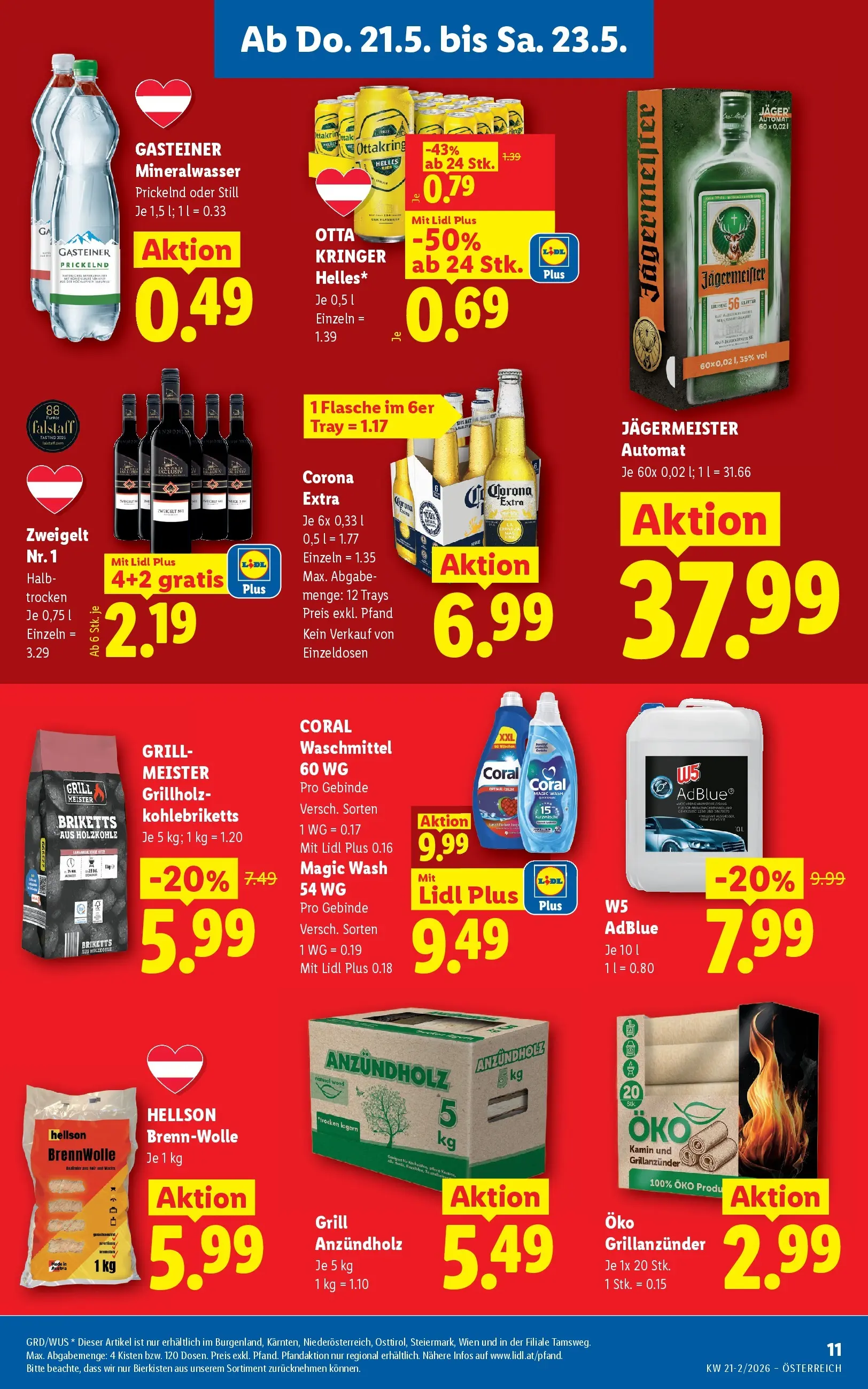 Lidl - Lidl ab 20.05.2026 - Angebote ab donnerstag | Seite: 13 | Produkte: Grill, Waschmittel