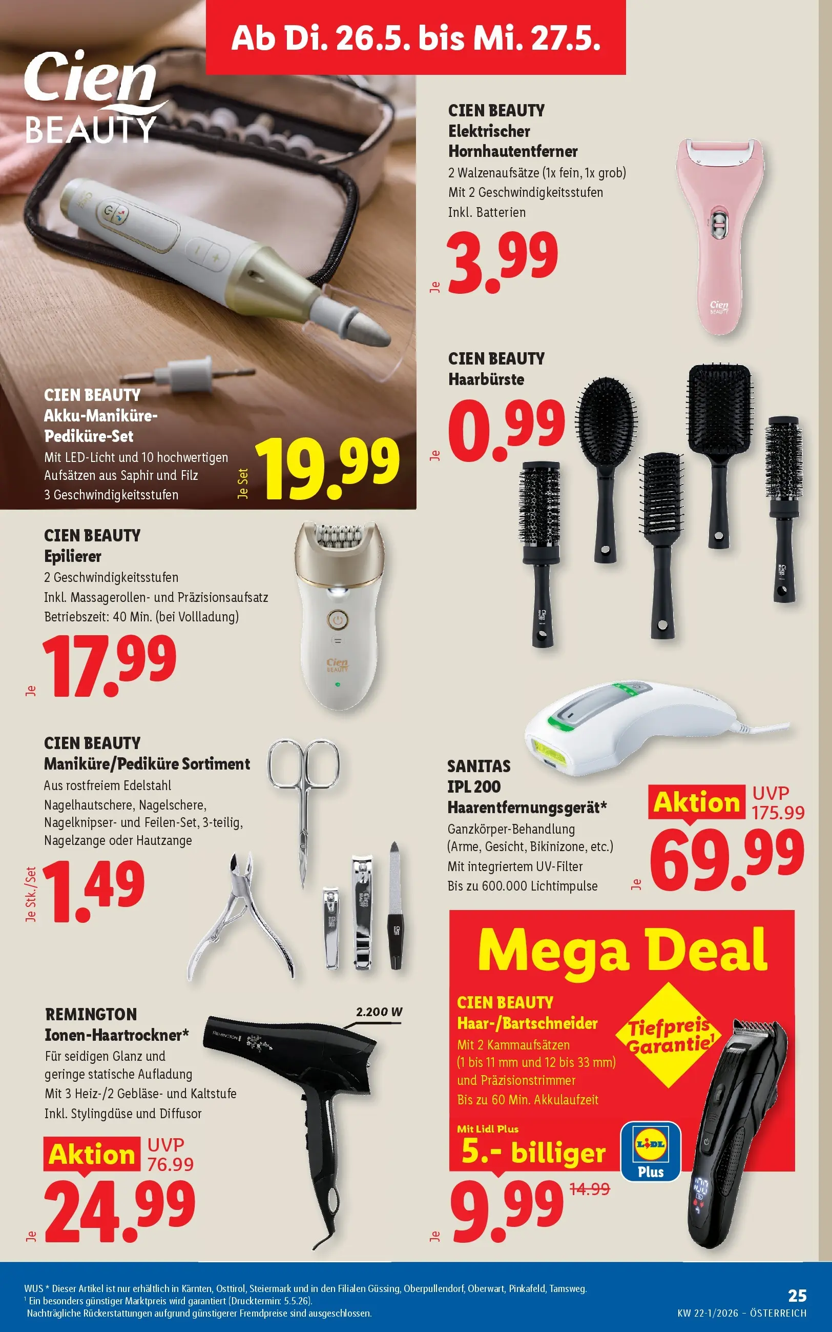 Lidl - Lidl ab 20.05.2026 - Angebote ab donnerstag | Seite: 30 | Produkte: Epilierer