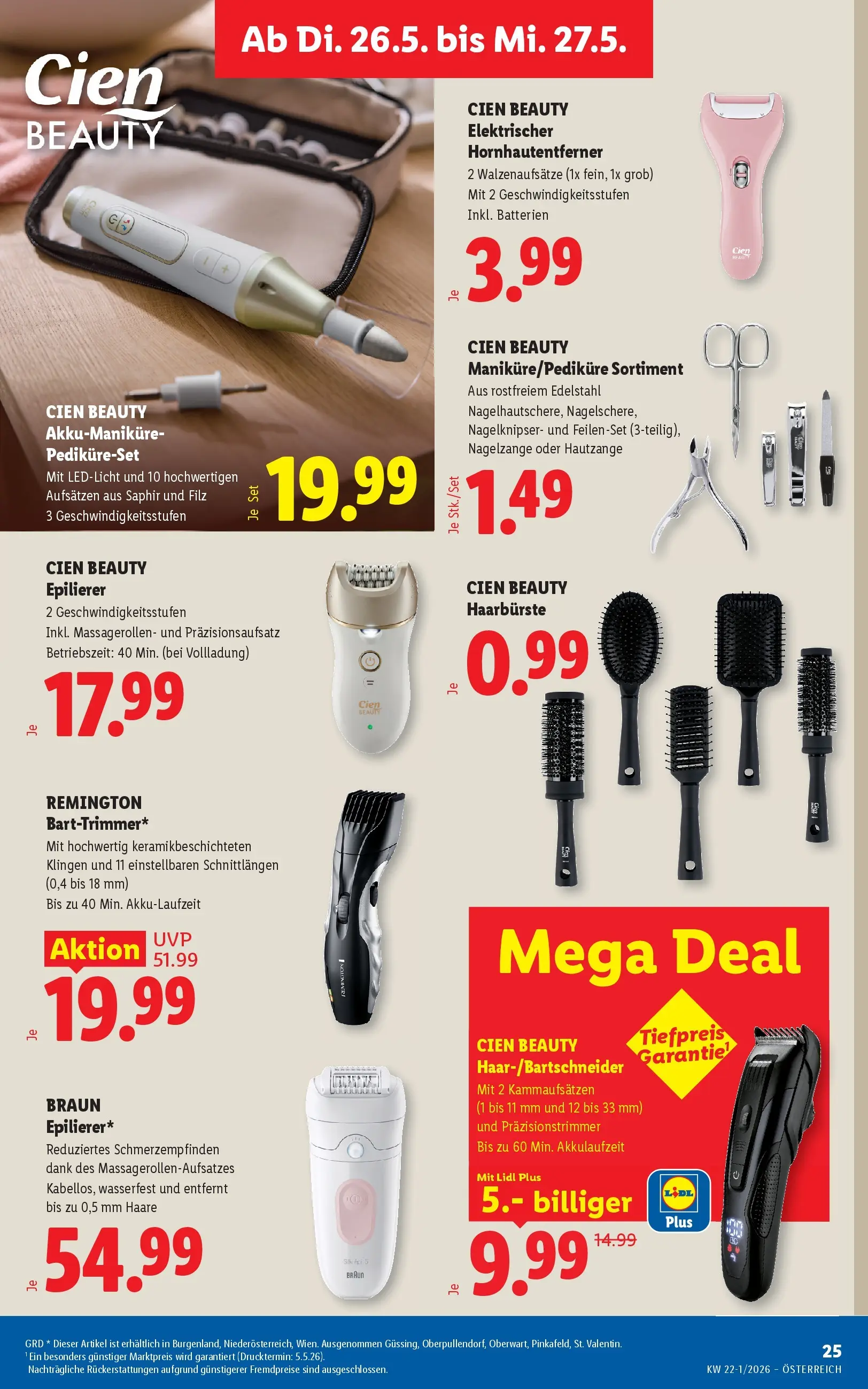 Lidl - Lidl ab 20.05.2026 - Angebote ab donnerstag | Seite: 30 | Produkte: Epilierer