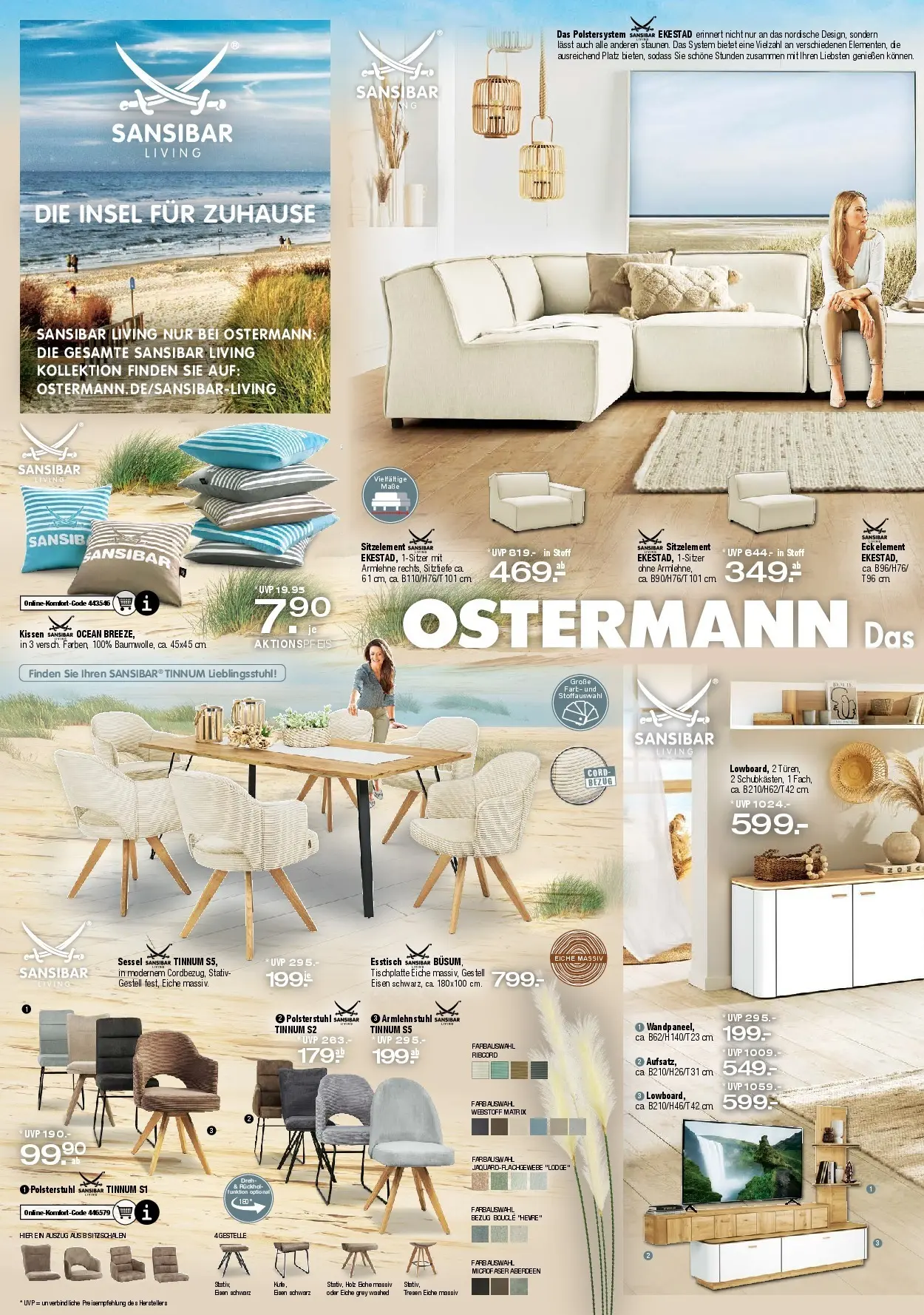 Ostermann Neue Möbel wirken Wunder (ab 23.05.2026) zum Blättern | Seite: 4 | Produkte: Esstisch, Kissen, Sessel, Stuhl