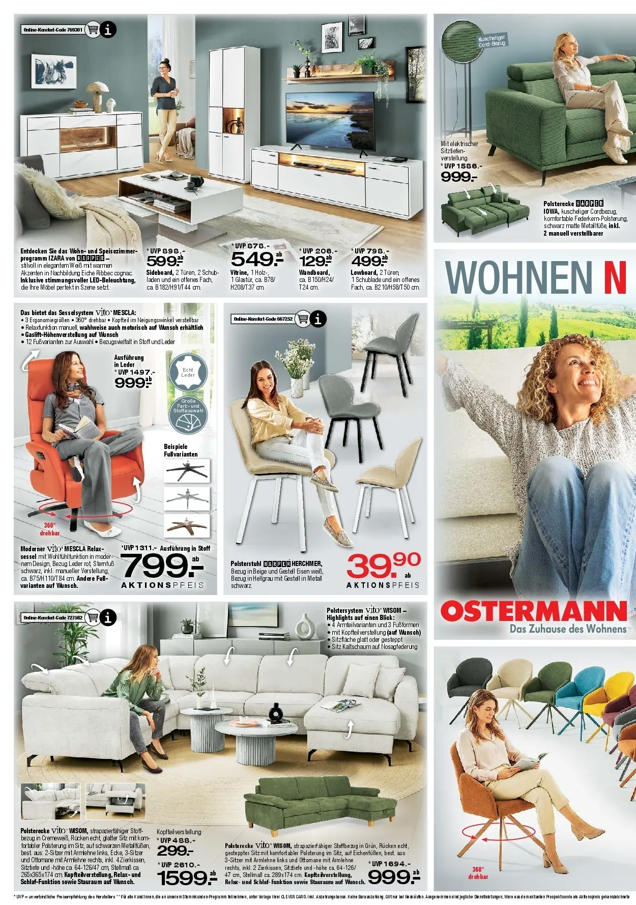 Ostermann Neue Möbel wirken Wunder (ab 23.05.2026) zum Blättern | Seite: 6 | Produkte: Sessel