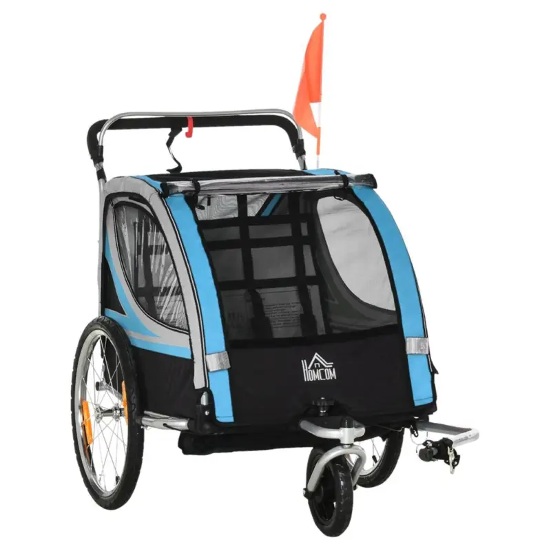 HOMCOM Fahrrad-Zubeh&ouml;r blau