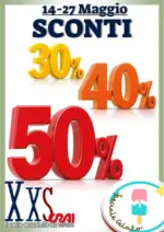 Xxs Market Sconti 30% 40% 50% - al 27.05.2026