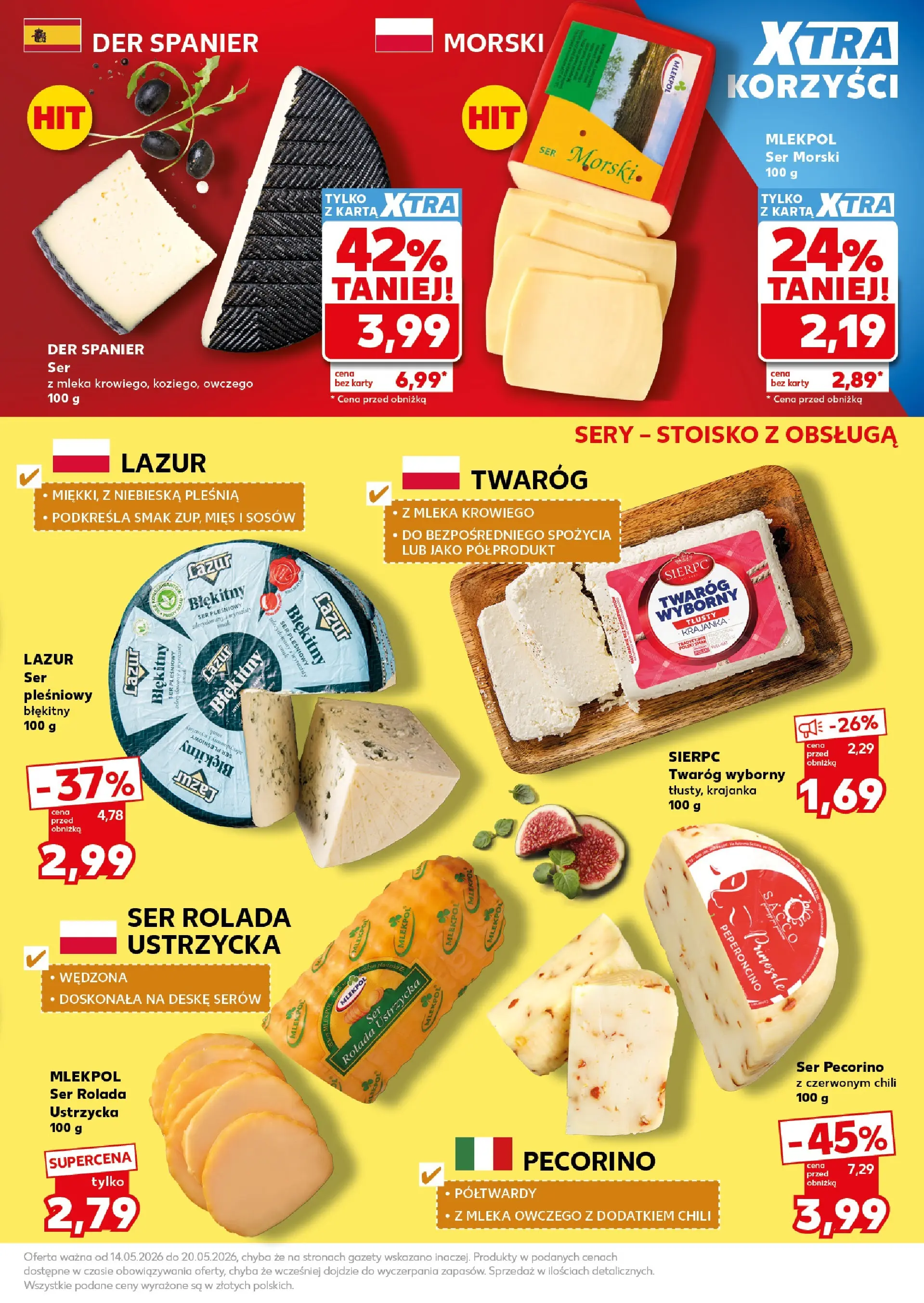 Kaufland gazetka - Super Sobota od 16.05.2026 - od jutra PDF | Strona: 13 | Produkty: Chili, Karta, Ser pecorino, Ser pleśniowy