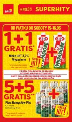 Pogląd oferty "POLOmarket gazetka - Super Hity" - ważna od 15.05.2026