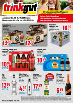 Trinkgut Prospekt München	 ab 18.05.2026 gültig