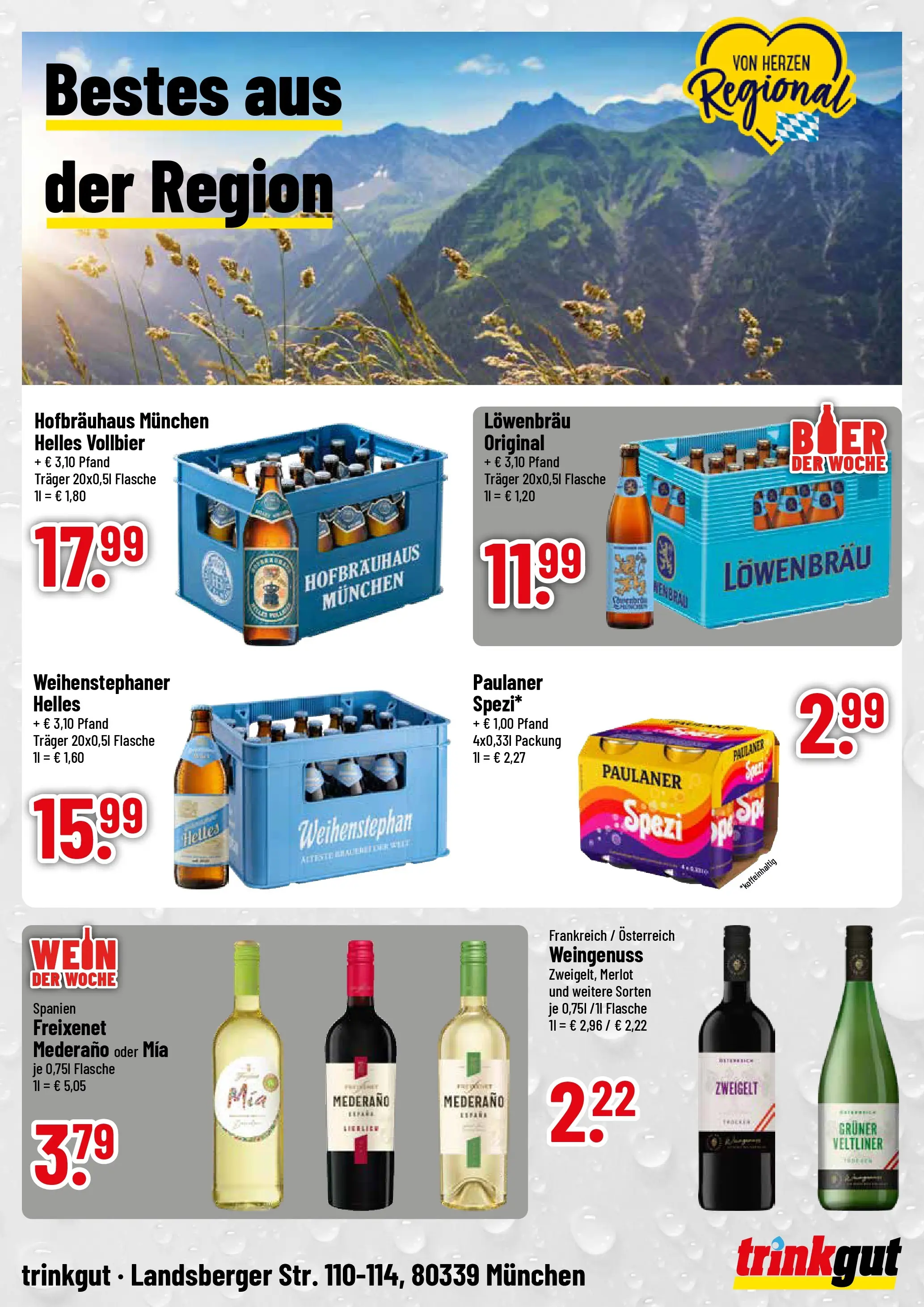 Trinkgut Prospekt München	 (ab 18.05.2026) » Angebote online | Seite: 4 | Produkte: Freixenet, Merlot, Wein, Paulaner