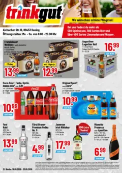 Trinkgut Prospekt Dasing	 ab 17.05.2026 gültig