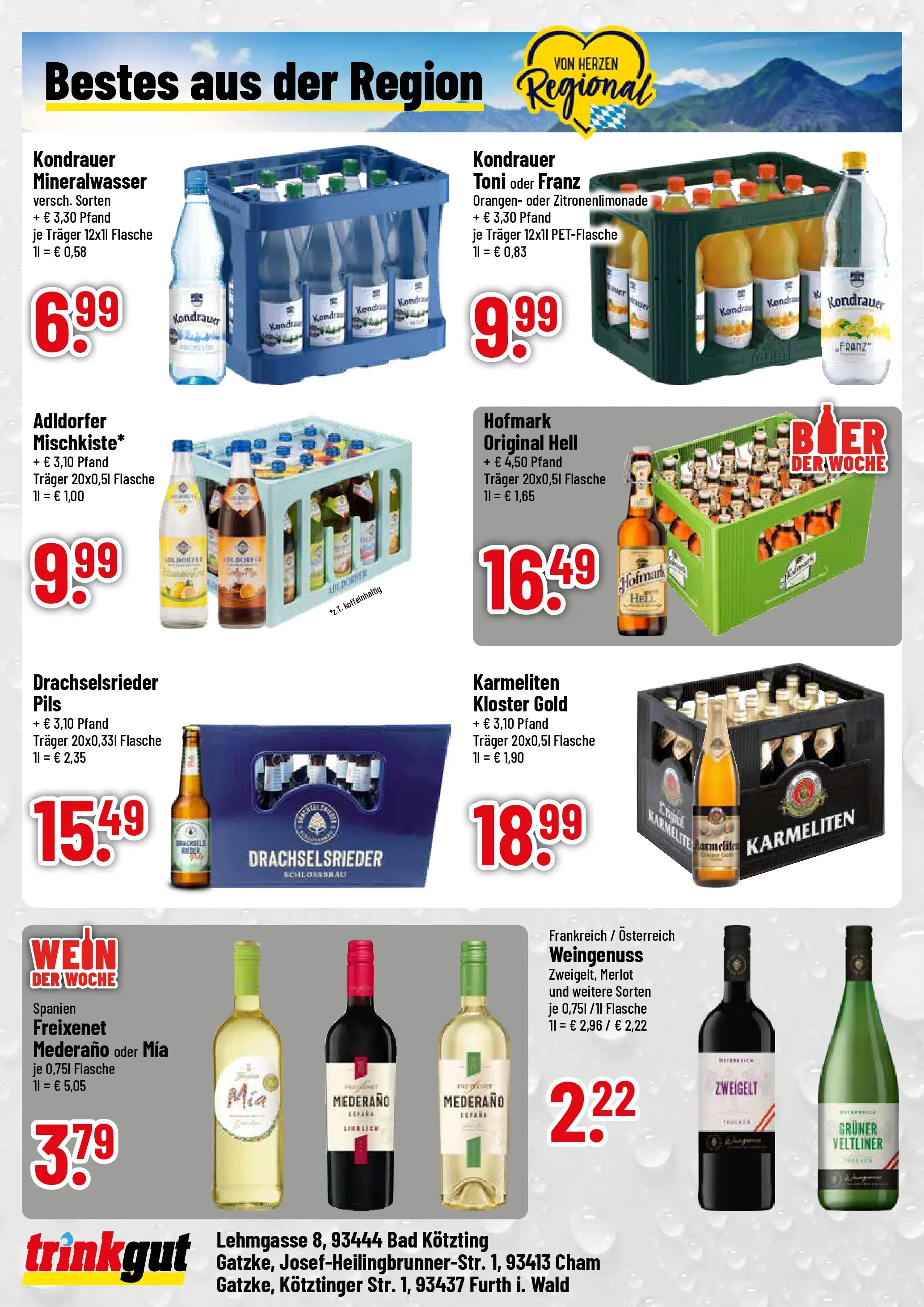 Trinkgut Prospekt Cham	 (ab 17.05.2026) » Angebote online | Seite: 4 | Produkte: Freixenet, Bad, Orangen, Mineralwasser