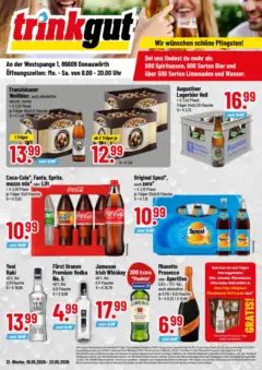 Trinkgut Prospekt Donauwörth	 ab 17.05.2026 gültig