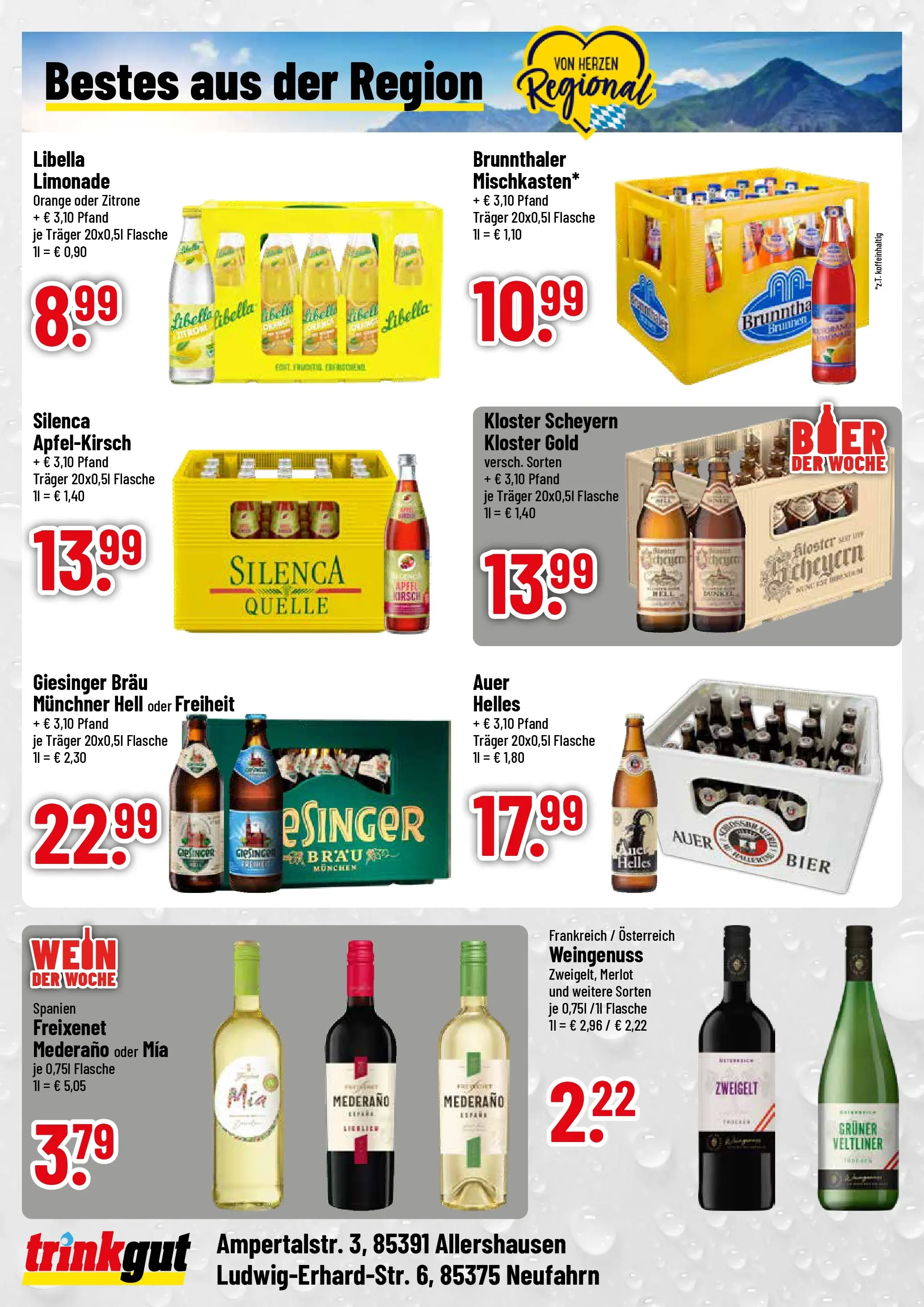 Trinkgut Prospekt Allershausen	 (ab 17.05.2026) » Angebote online | Seite: 4 | Produkte: Freixenet, Bier, Merlot, Limonade