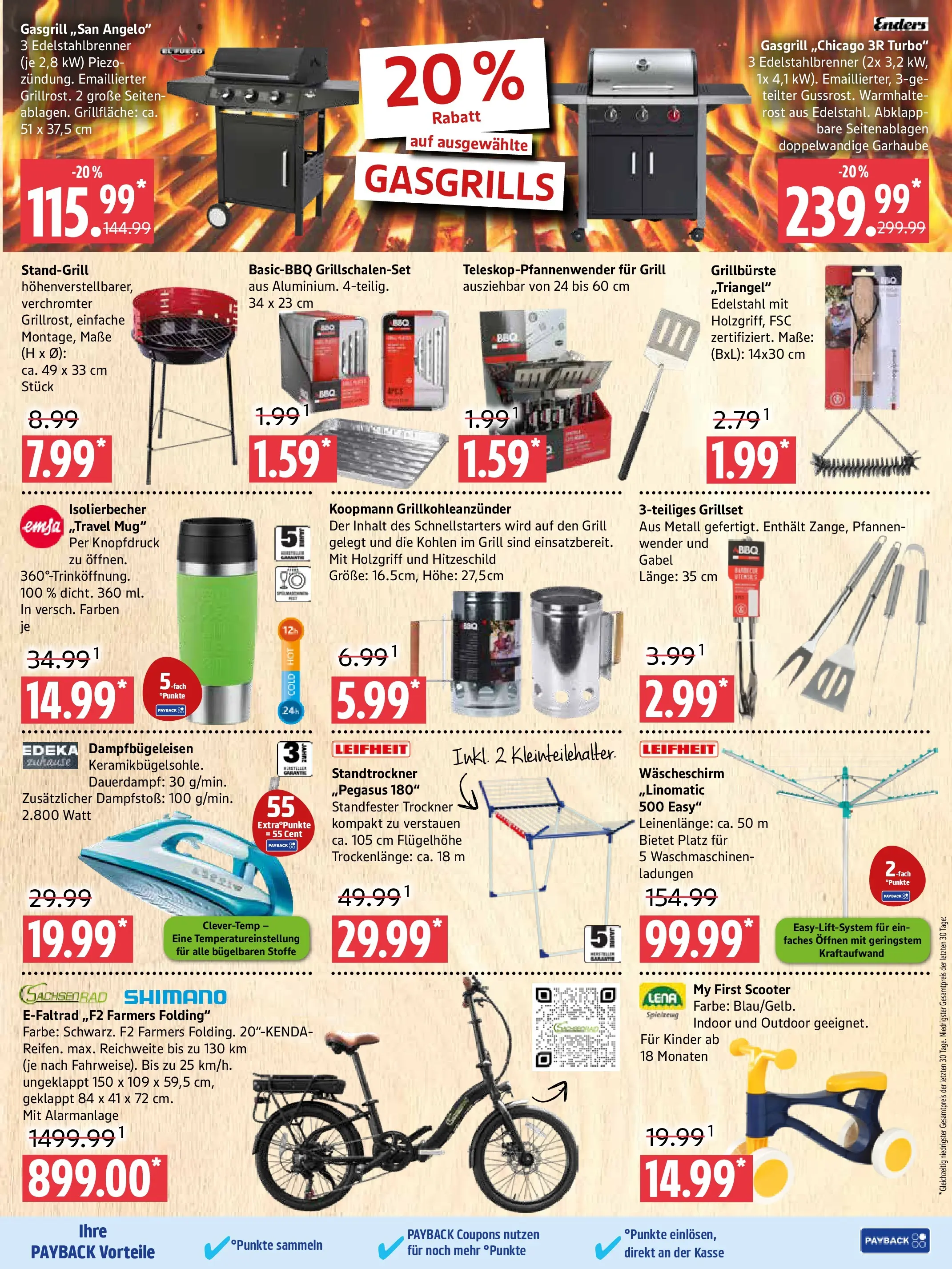 Marktkauf Prospekt Prenzlau (ab 17.05.2026) » Angebote online | Seite: 9 | Produkte: Trockner, Grill, Scooter