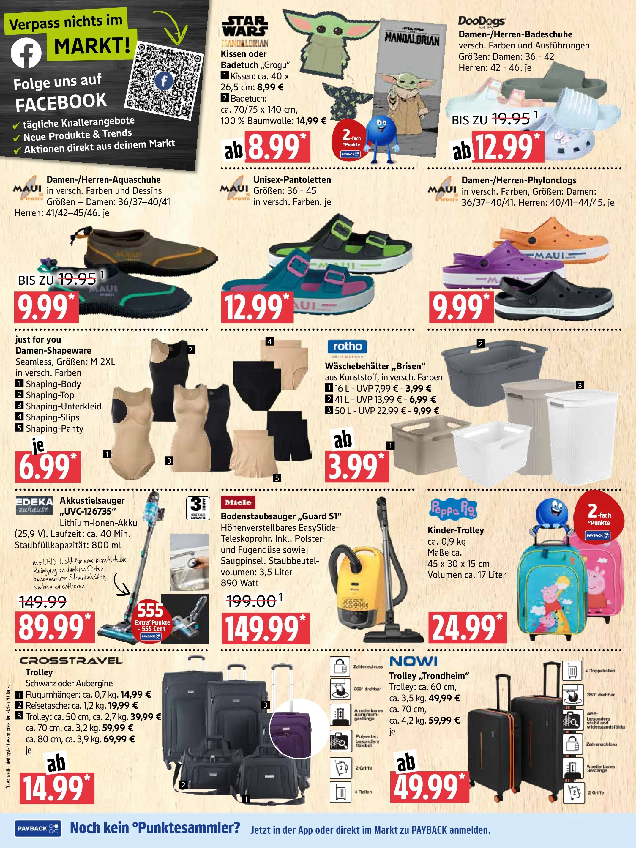 Marktkauf Prospekt Prenzlau (ab 17.05.2026) » Angebote online | Seite: 10 | Produkte: Miele, Kissen, Aubergine, Reisetasche