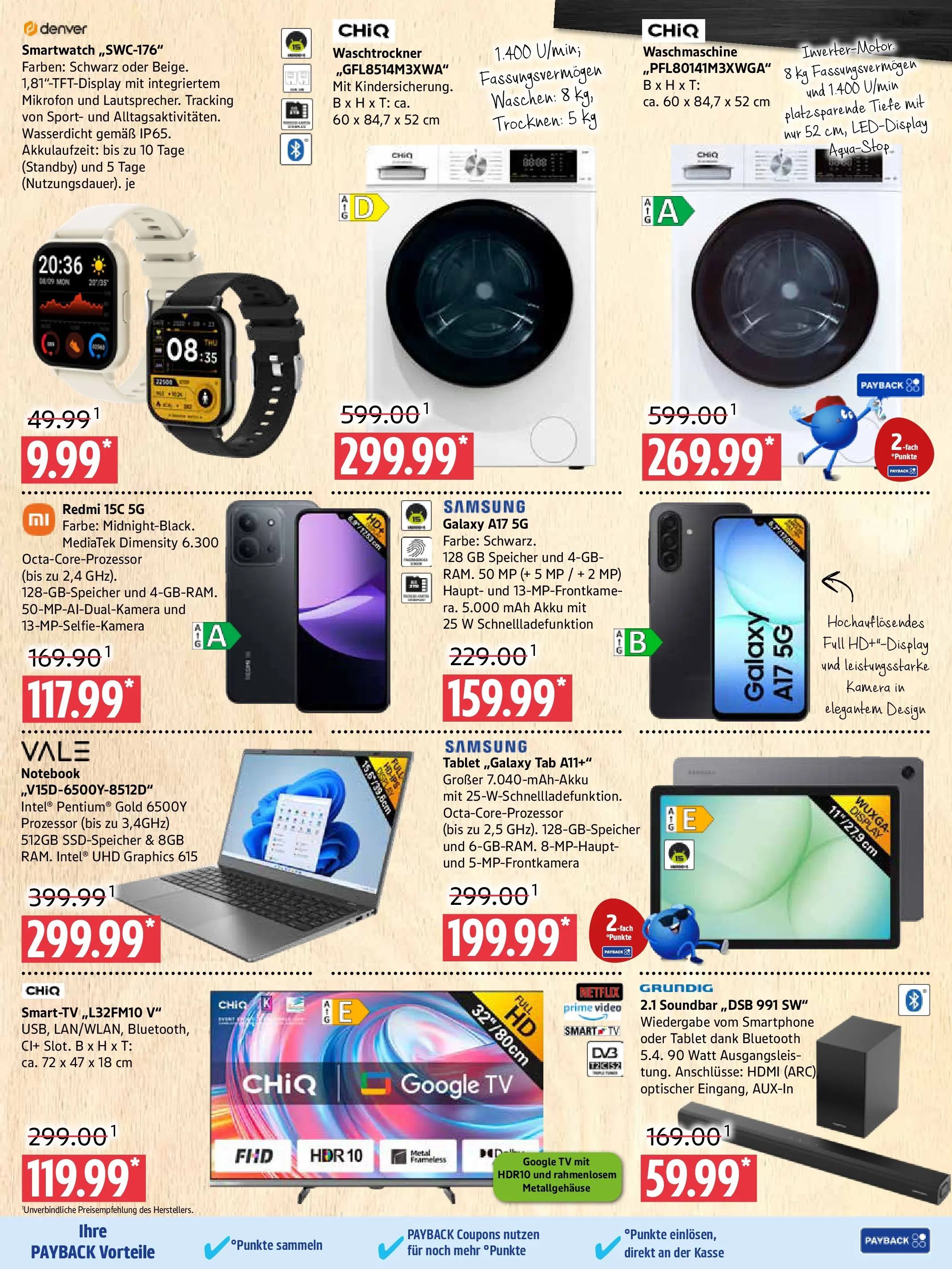 Marktkauf Prospekt Prenzlau (ab 17.05.2026) » Angebote online | Seite: 11 | Produkte: Kamera, Mikrofon, Waschtrockner, Smartphone
