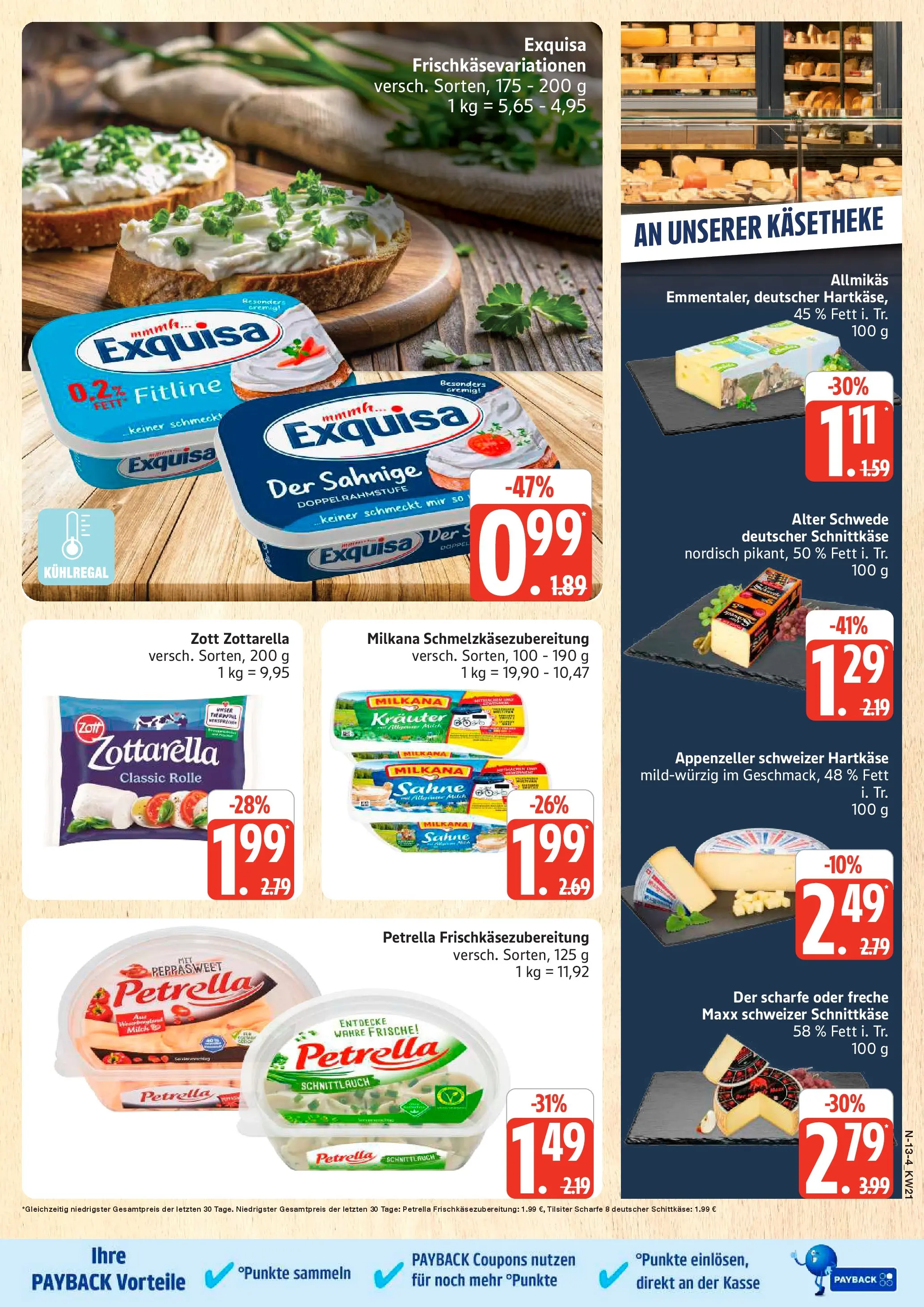 Marktkauf Prospekt Neuenkirchen (ab 17.05.2026) » Angebote online | Seite: 13 | Produkte: Milch, Milkana, Mozzarella, Exquisa