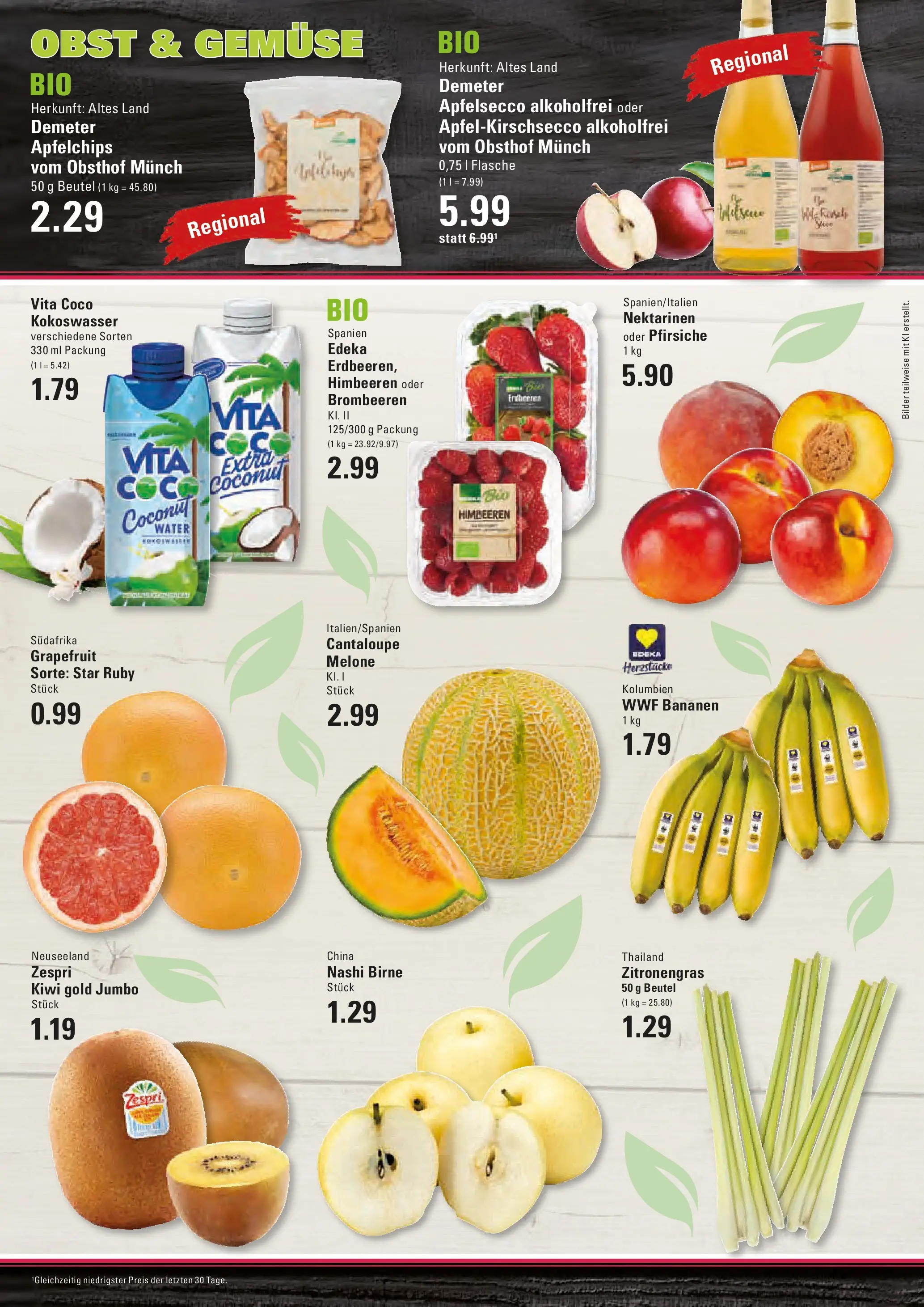Edeka prospekt Hamburg	 (ab 18.05.2026) » Angebote Online | Seite: 2 | Produkte: Zitronengras, Nektarinen, Gemüse, Erdbeeren