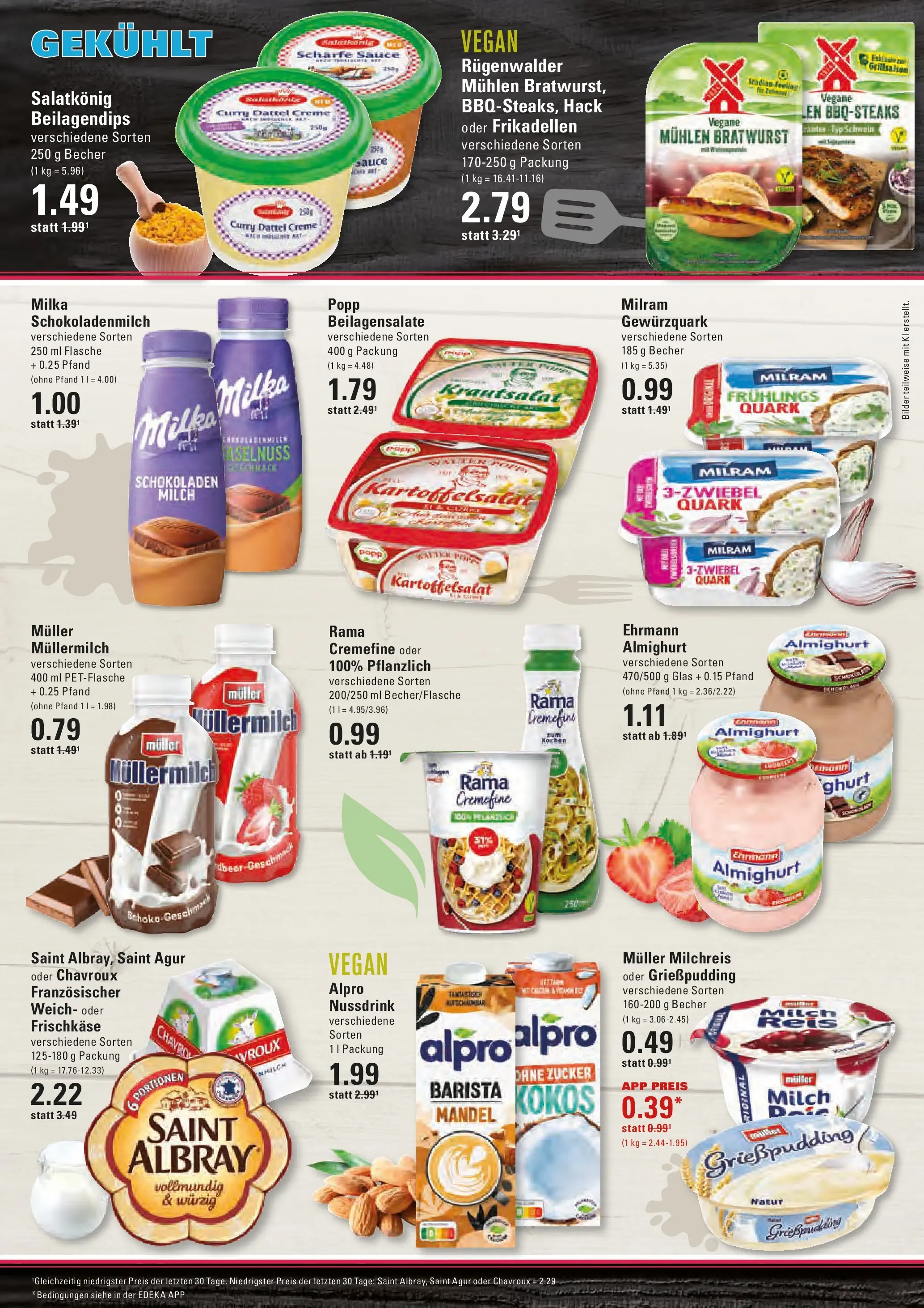 Edeka prospekt Hamburg	 (ab 18.05.2026) » Angebote Online | Seite: 8 | Produkte: Milch, Pudding, Bilder, Alpro