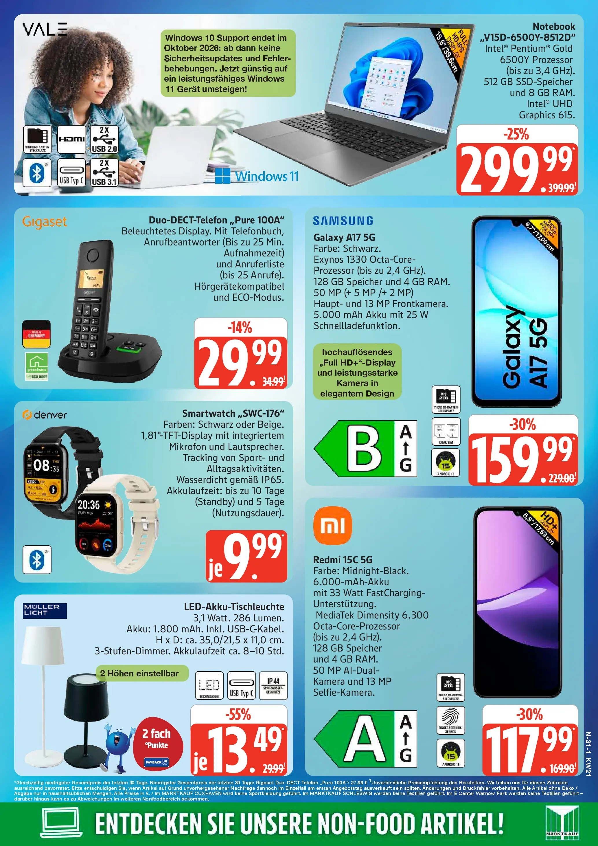 Edeka prospekt Schleswig	 (ab 17.05.2026) » Angebote Online | Seite: 31 | Produkte: Kamera, USB, Notebook, Smartphone