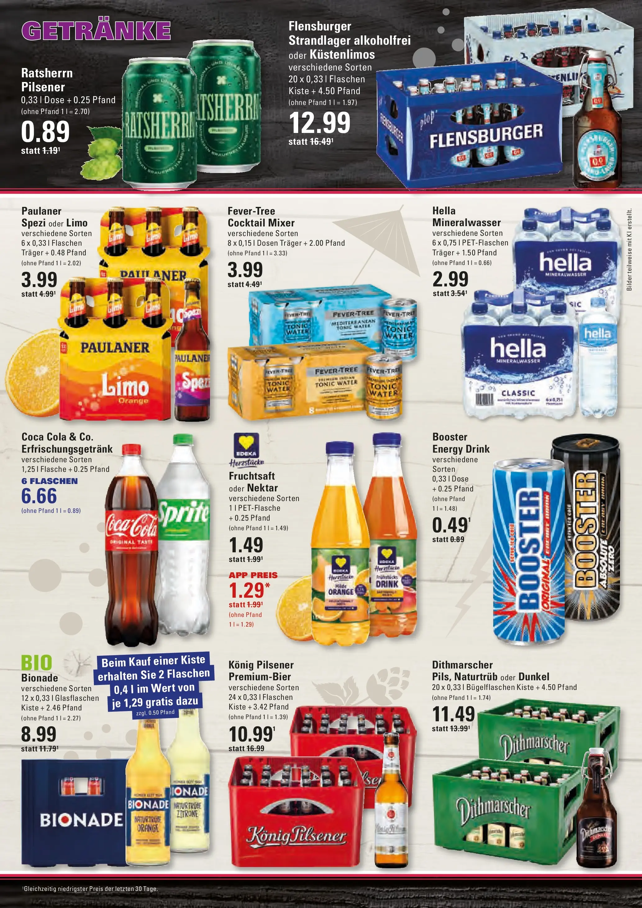Edeka prospekt Hamburg	 (ab 18.05.2026) » Angebote Online | Seite: 14 | Produkte: Konig pilsener, Bionade, Zitrone, Fruchtsaft