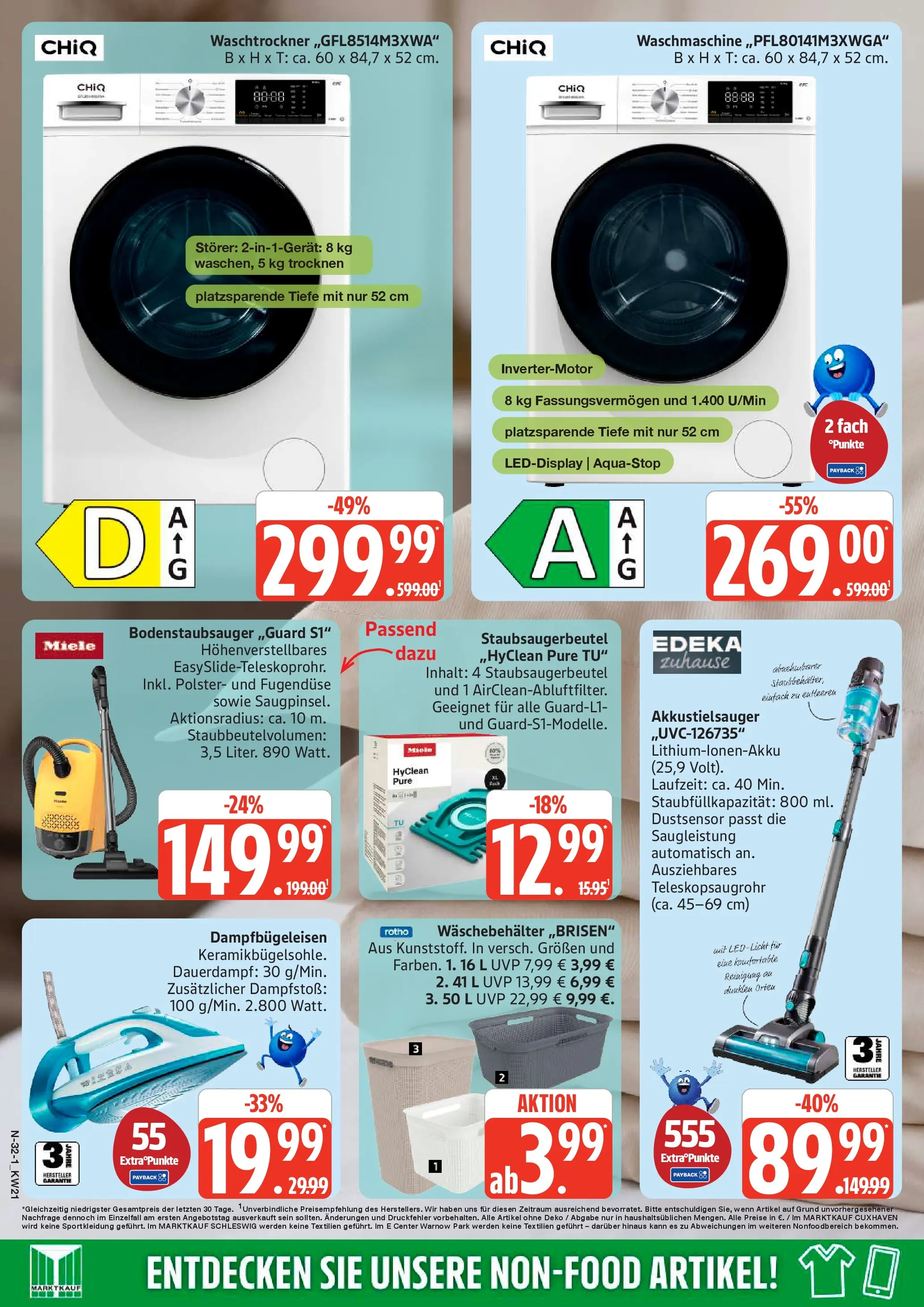 Edeka prospekt Schleswig	 (ab 17.05.2026) » Angebote Online | Seite: 32 | Produkte: Miele, Waschmaschine, Waschtrockner