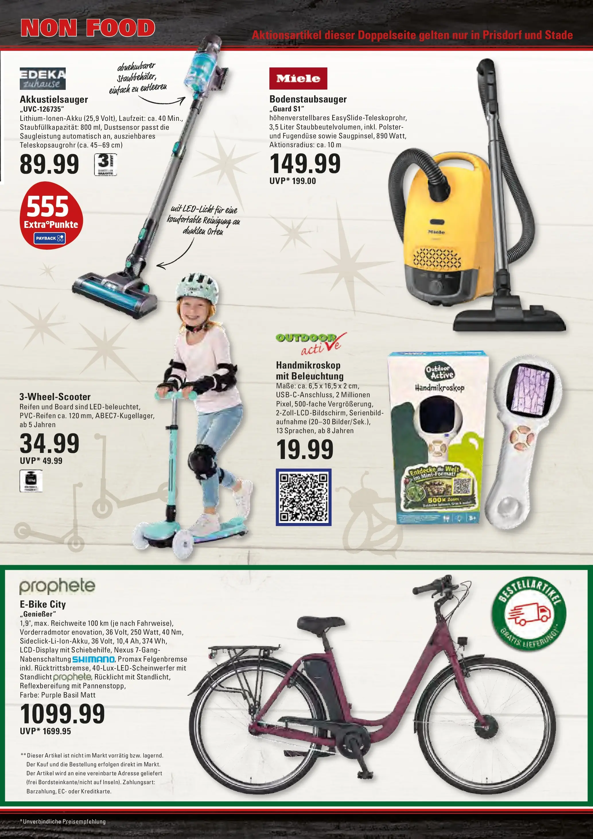 Edeka prospekt Stade	 (ab 17.05.2026) » Angebote Online | Seite: 17 | Produkte: Miele, E-Bike, Scooter