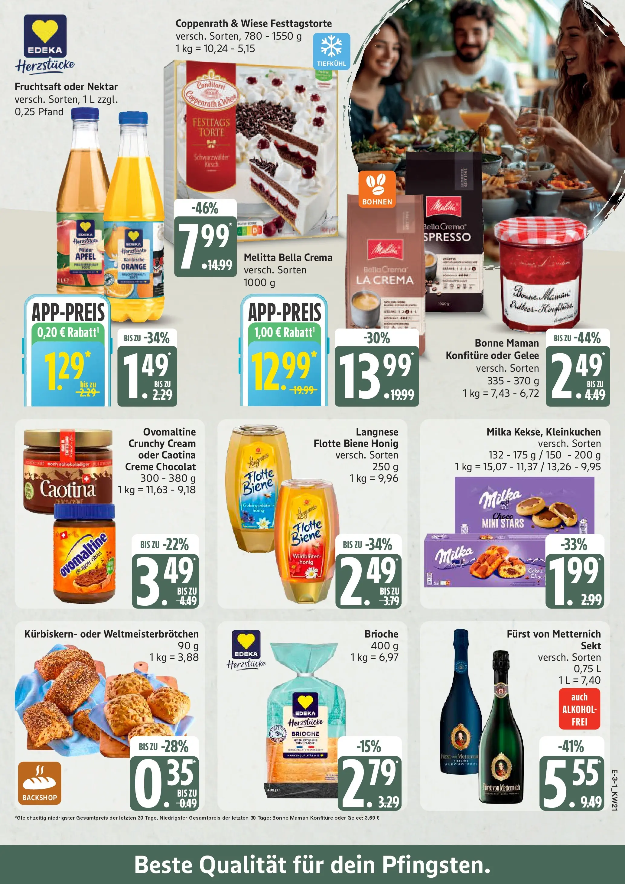 Edeka prospekt Bad Schwartau	 (ab 17.05.2026) » Angebote Online | Seite: 3 | Produkte: Furst von metternich, Sekt, Äpfel, Creme