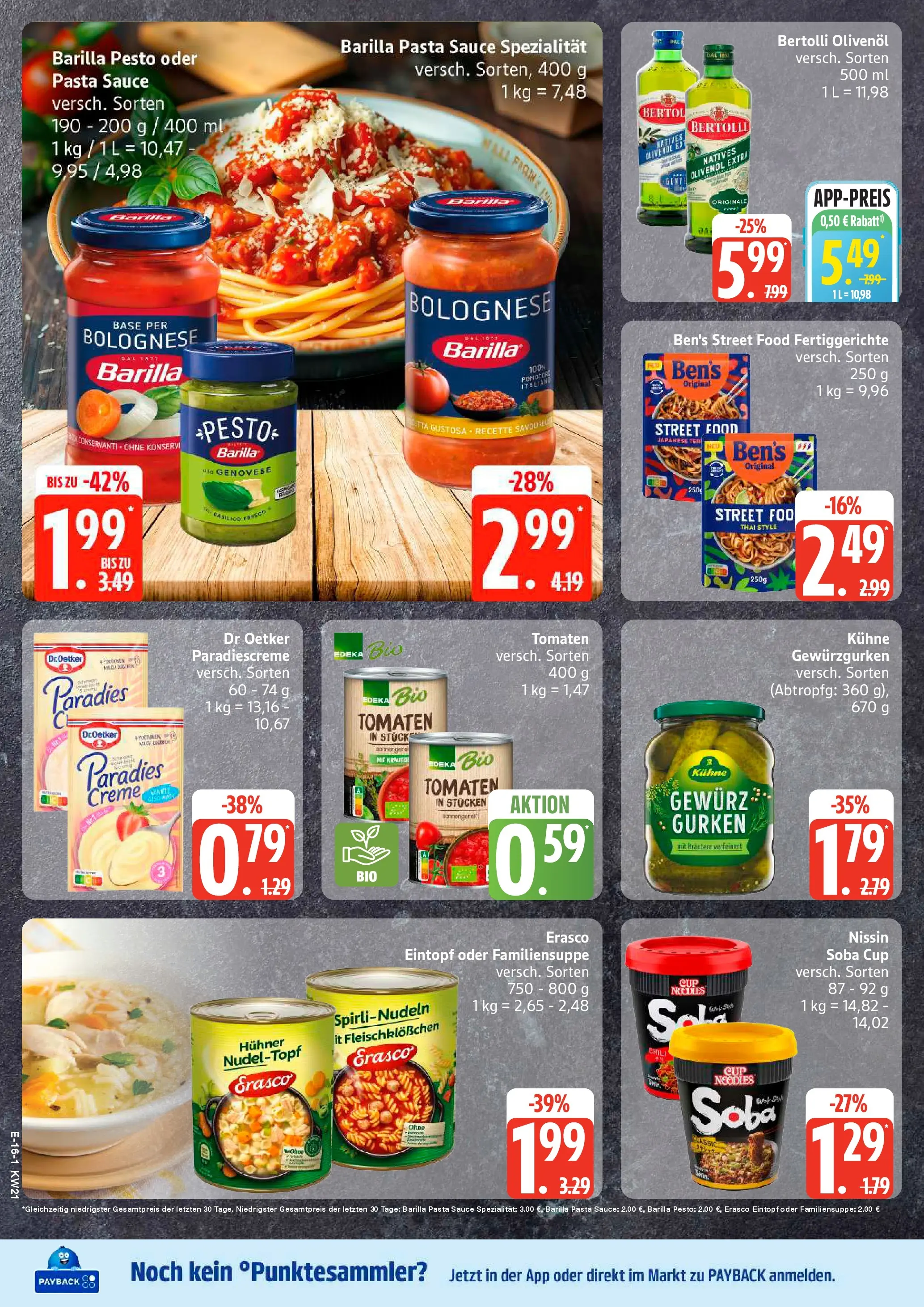 Edeka prospekt Bad Schwartau	 (ab 17.05.2026) » Angebote Online | Seite: 17 | Produkte: Creme, Chili, Pasta, Erasco